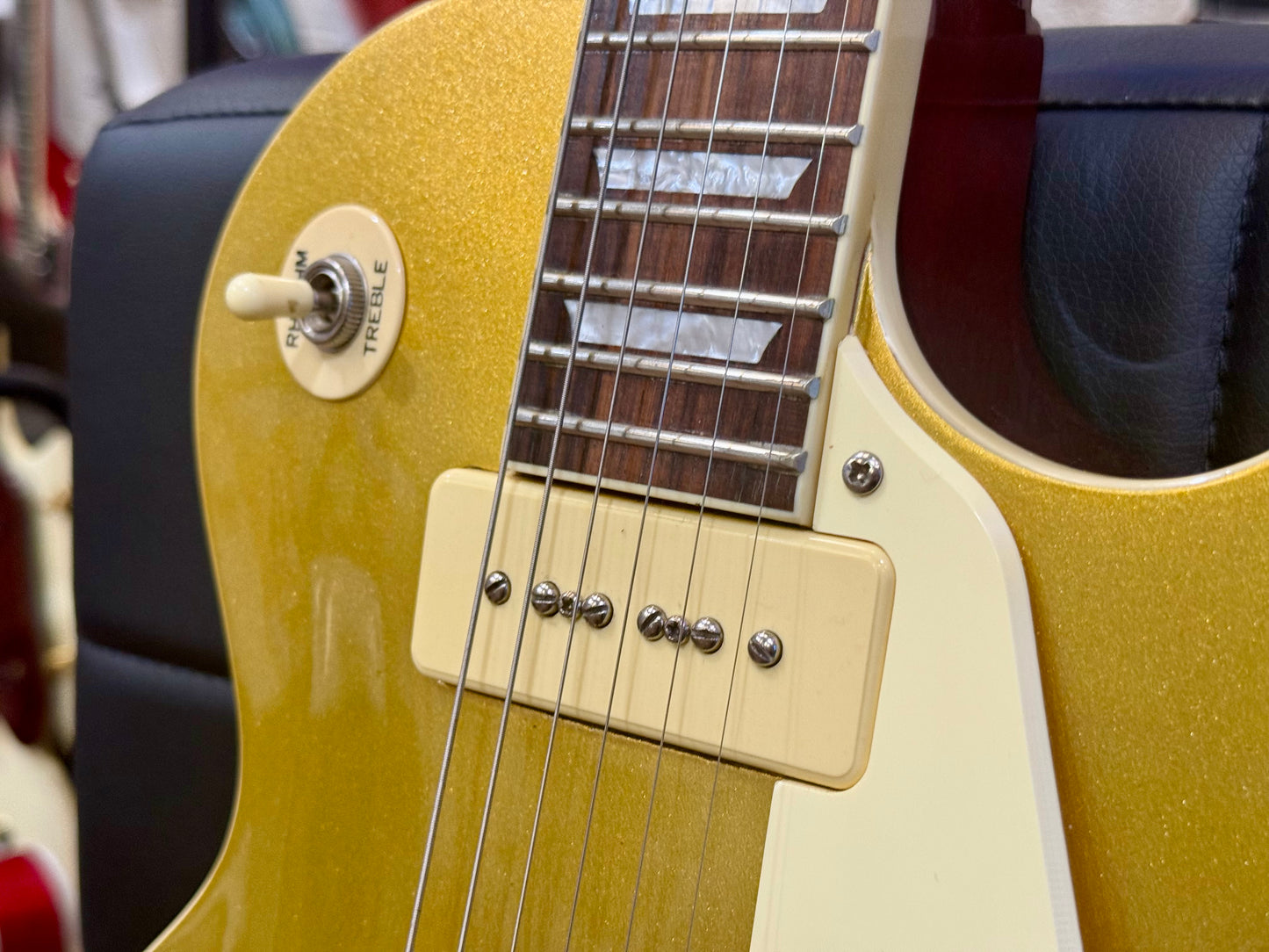 π2006π Epiphone '56 Les Paul Gold Top~ P-90 Pickups~ Electric Guitar~ Lovely!