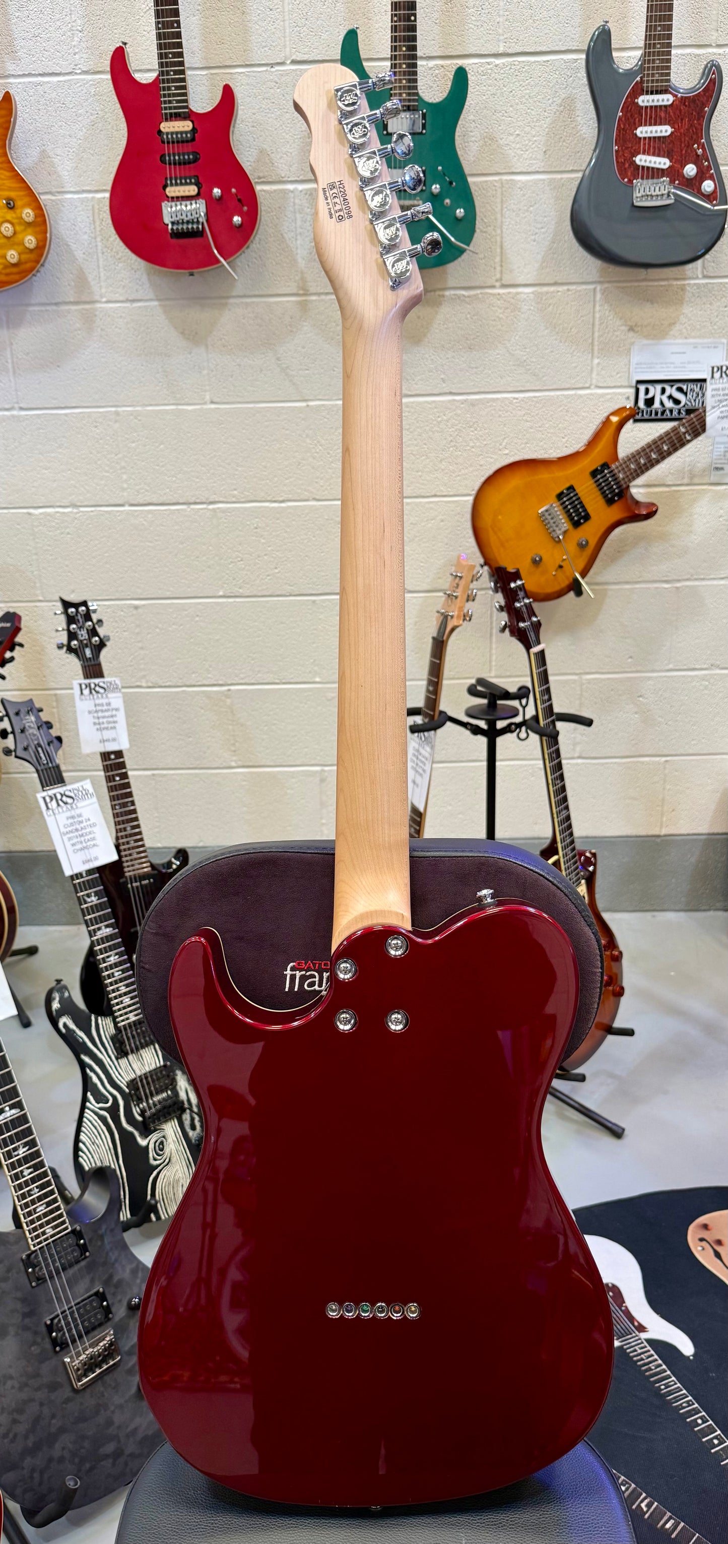🎸 Fret-King Country Squire Stealth~ Candy Apple Red~ Telecaster Shape~ 2022 🎸