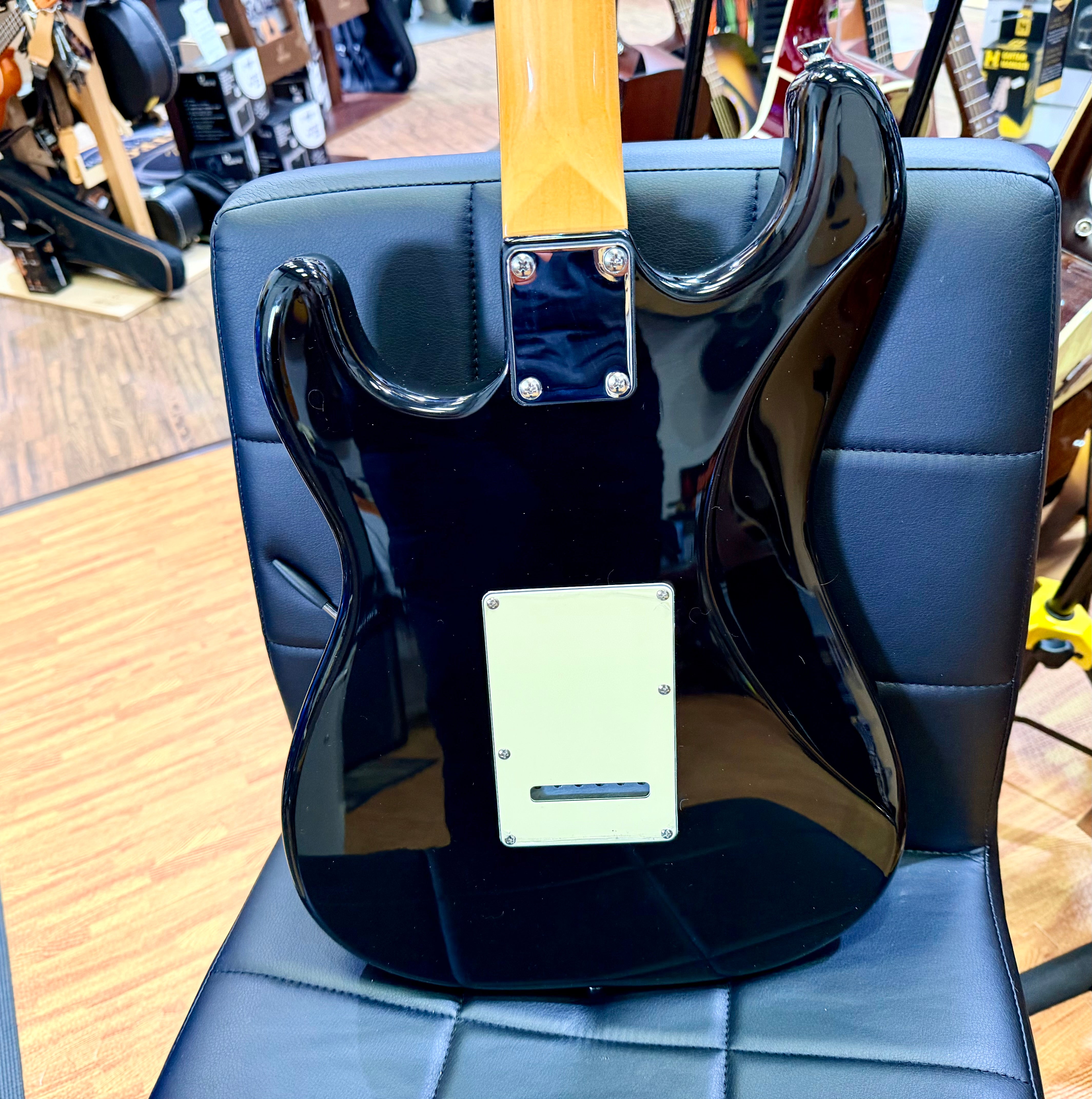 🔥NEW🔥 Prodipe ST93 Trans Black HSS Electric Guitar~ Flamed Maple~ Alder Body!