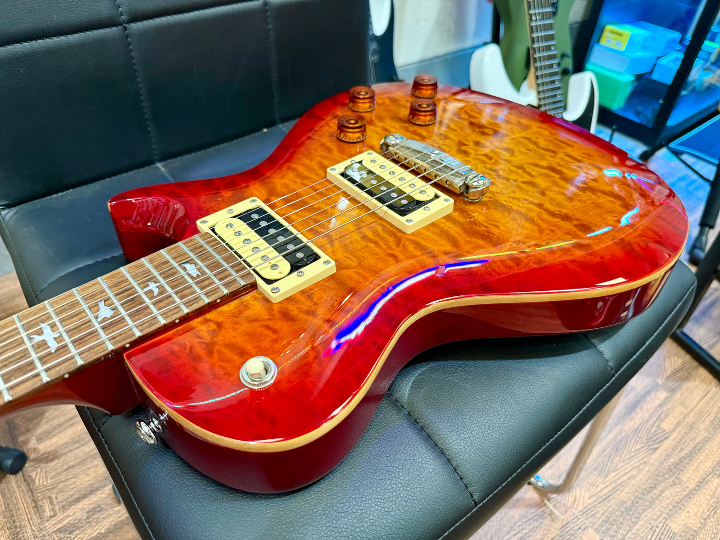 ☀️2012 KOREA☀️ PRS SE 245 Vintage Sunburst~ Limited Edition Quilt Top + Gig Bag!