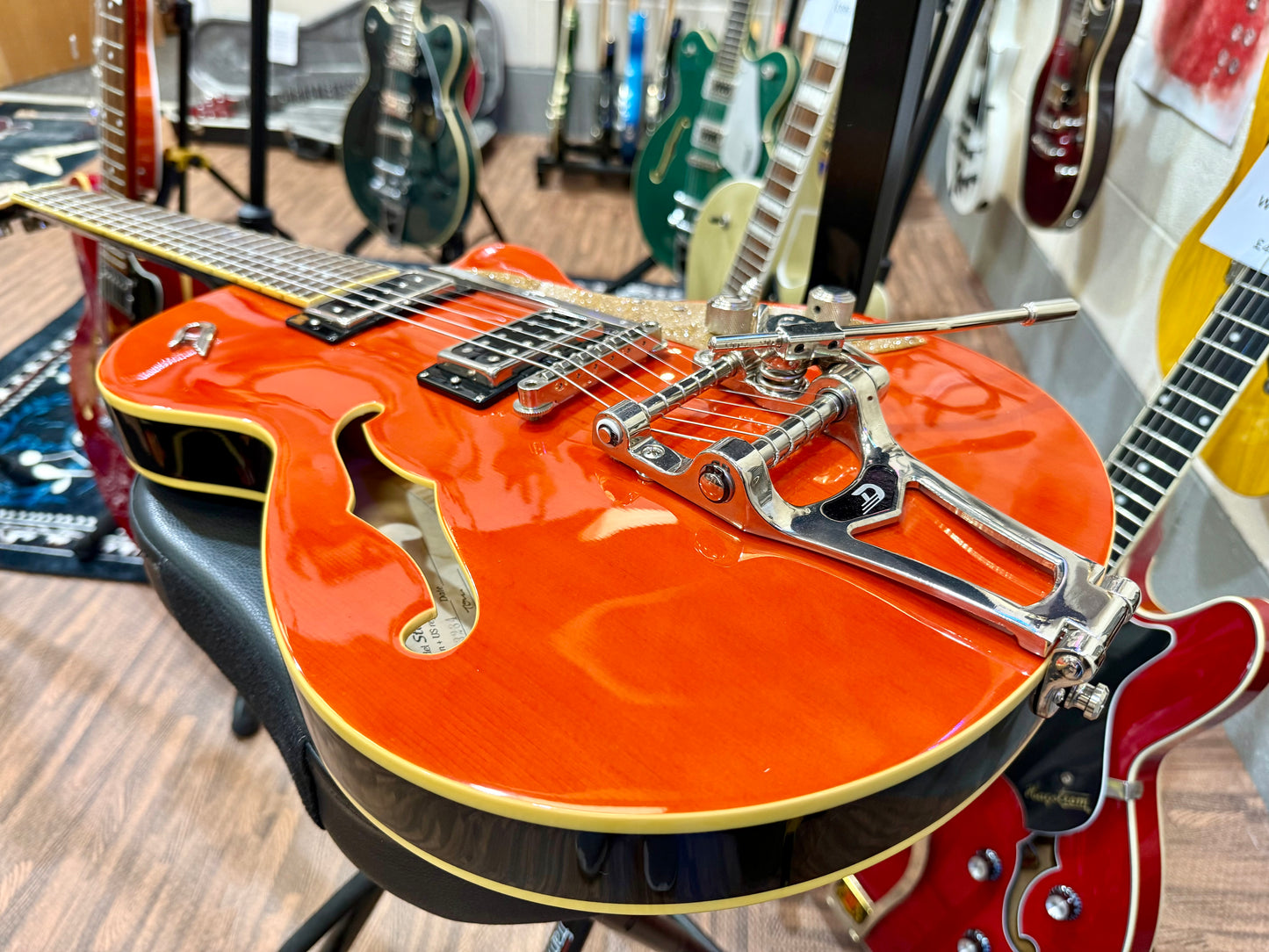 🔥2005🔥 Duesenberg Starplayer TV~ Vintage Orange Semi-Hollow~ Cherished + Case!