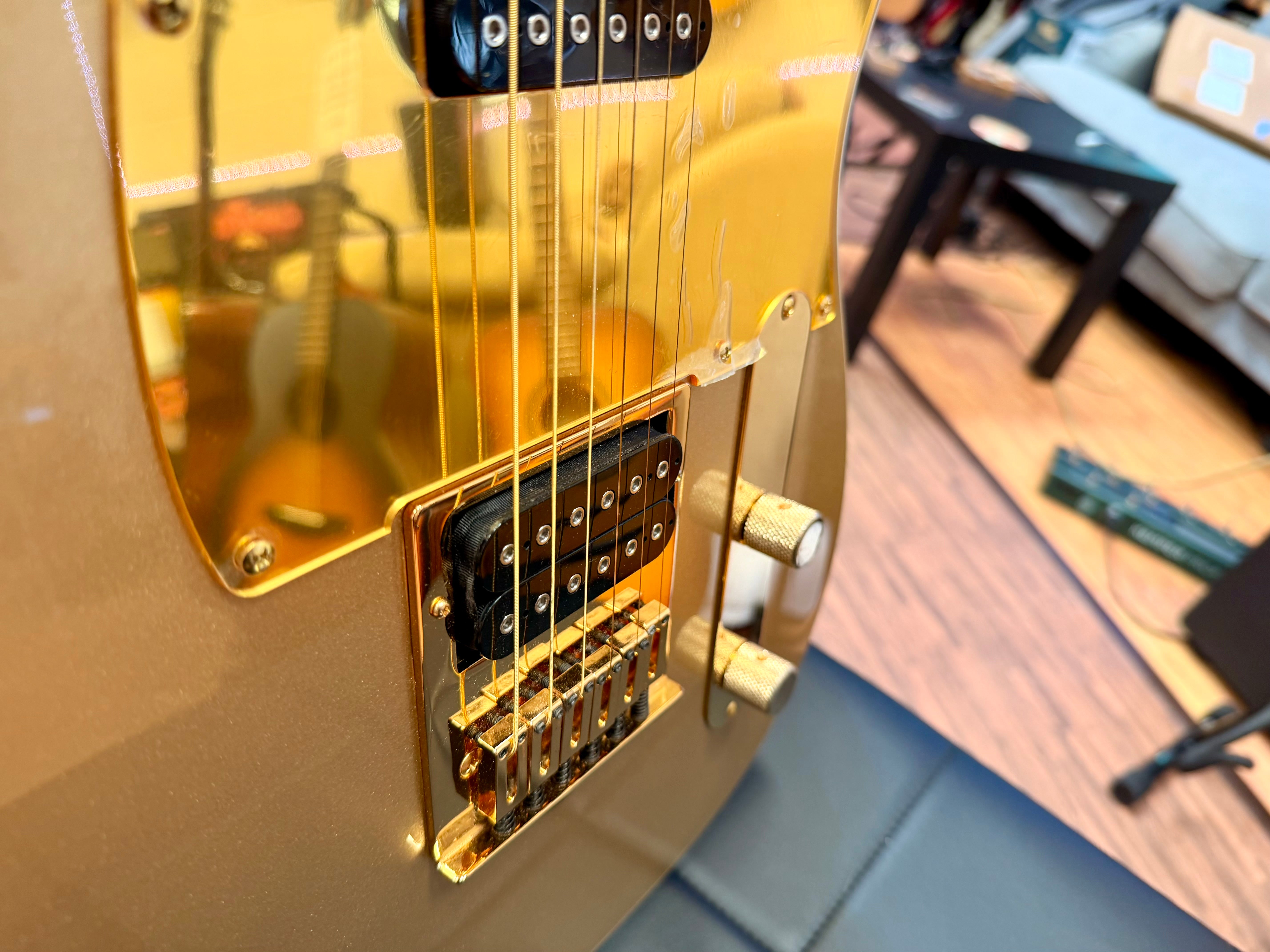 ✨MINT✨ Fender Squier John 5 Signature Artist Series Telecaster~ Frost Gold~ 2020