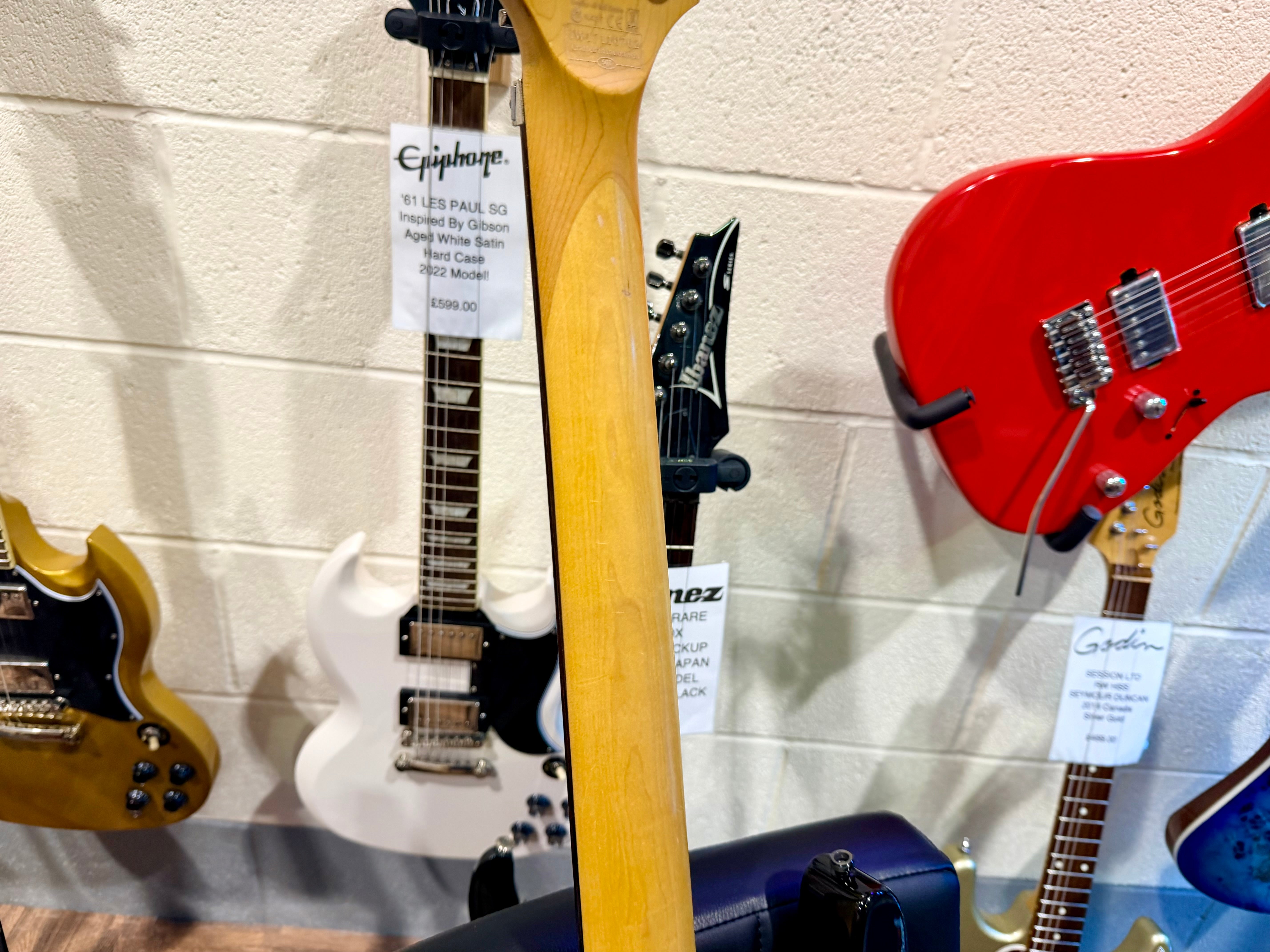 🔥7-STRING🔥 Schecter Demon-7 FR In Crimson Red Burst~ Floyd Rose~ Active~ 2017!