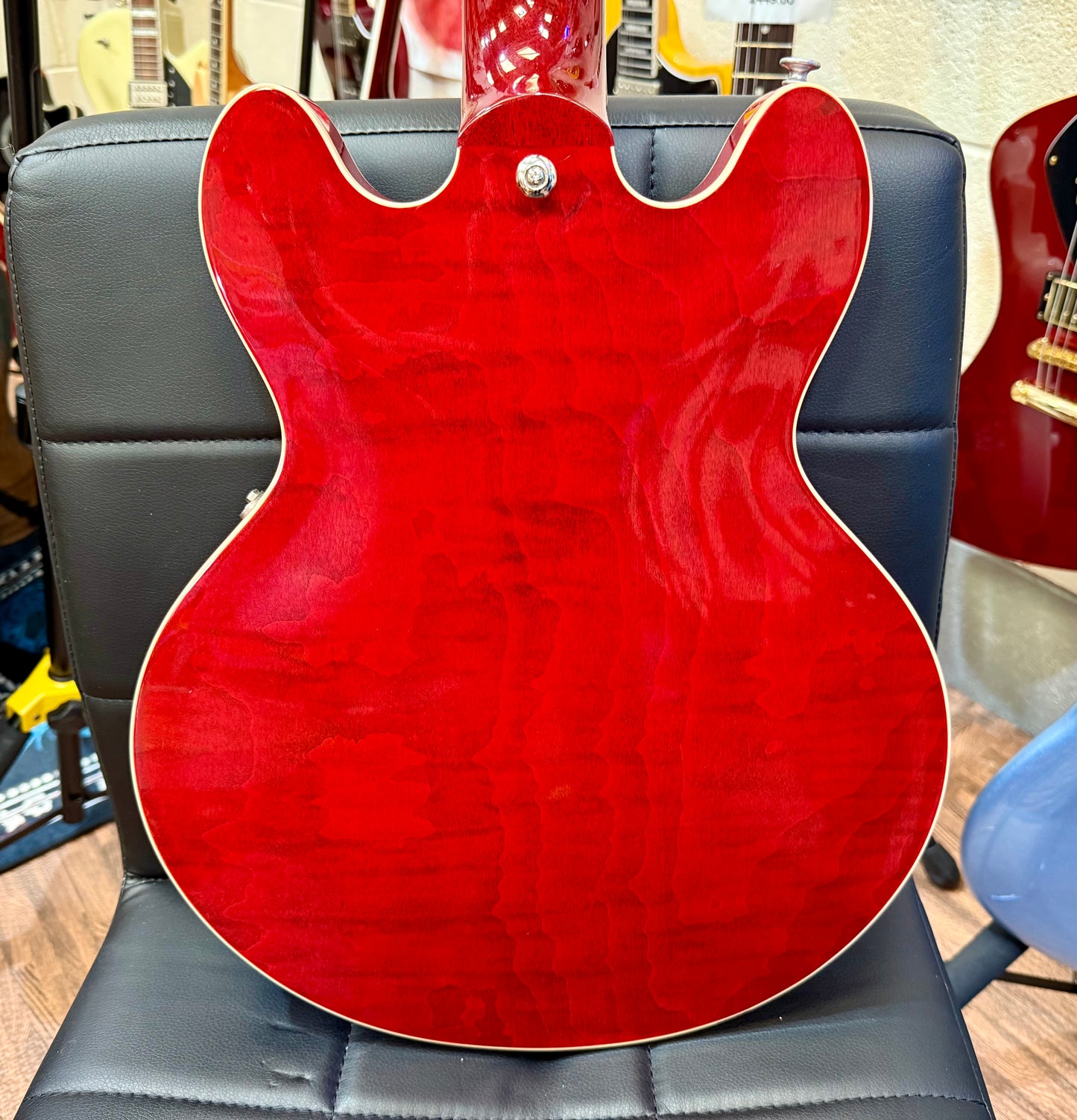 π2021 USA π Gibson ES-339 Figured Sixties Cherry~ Hollow-body~ Case & Candy!