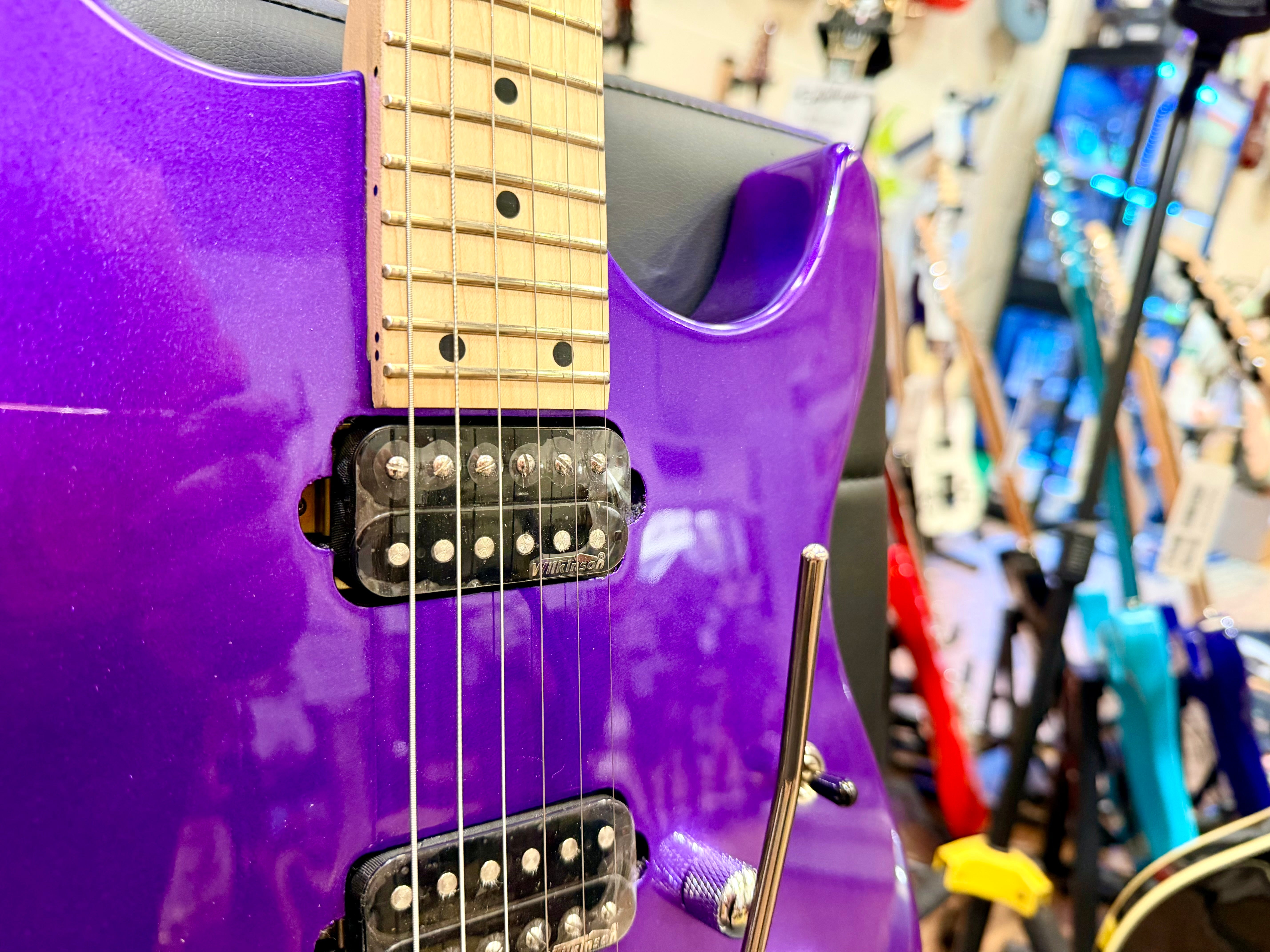 💜 B-STOCK 💜 Vintage V6M24 ReIssued Series Electric Guitar ~ Pasadena Purple!