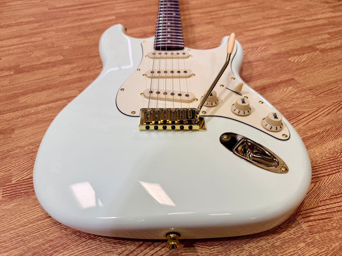 ⚡️NEW⚡️ Jet JS-380 OW Rosewood Electric Guitar~ Olympic White with Gold Hardware
