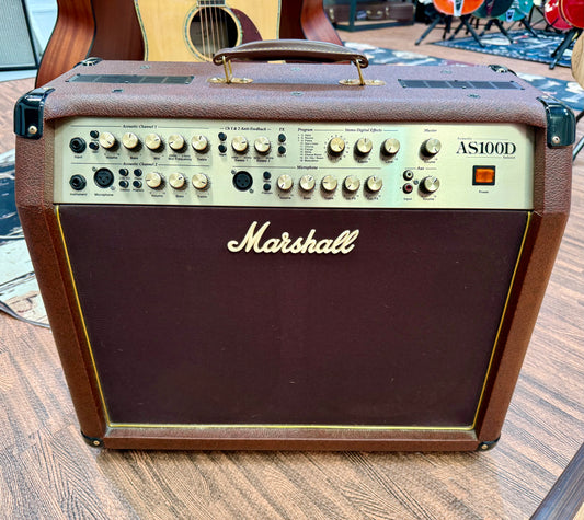 🎸 Marshall AS100D Soloist Acoustic Guitar & Instrument/Mic Amp Combo~ 100w 🎸