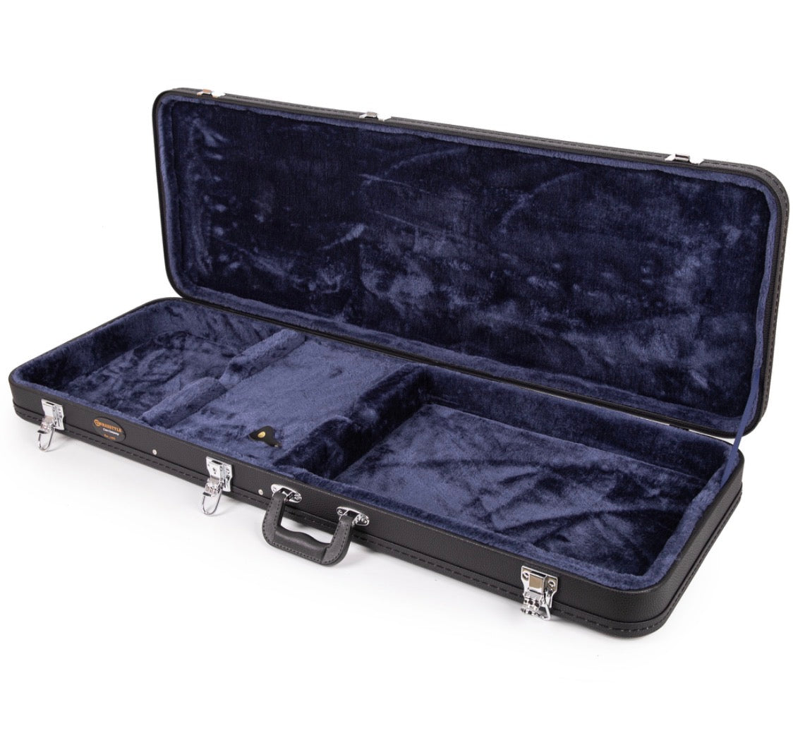 Deluxe Hard-Shell Wood Case Electric Guitars