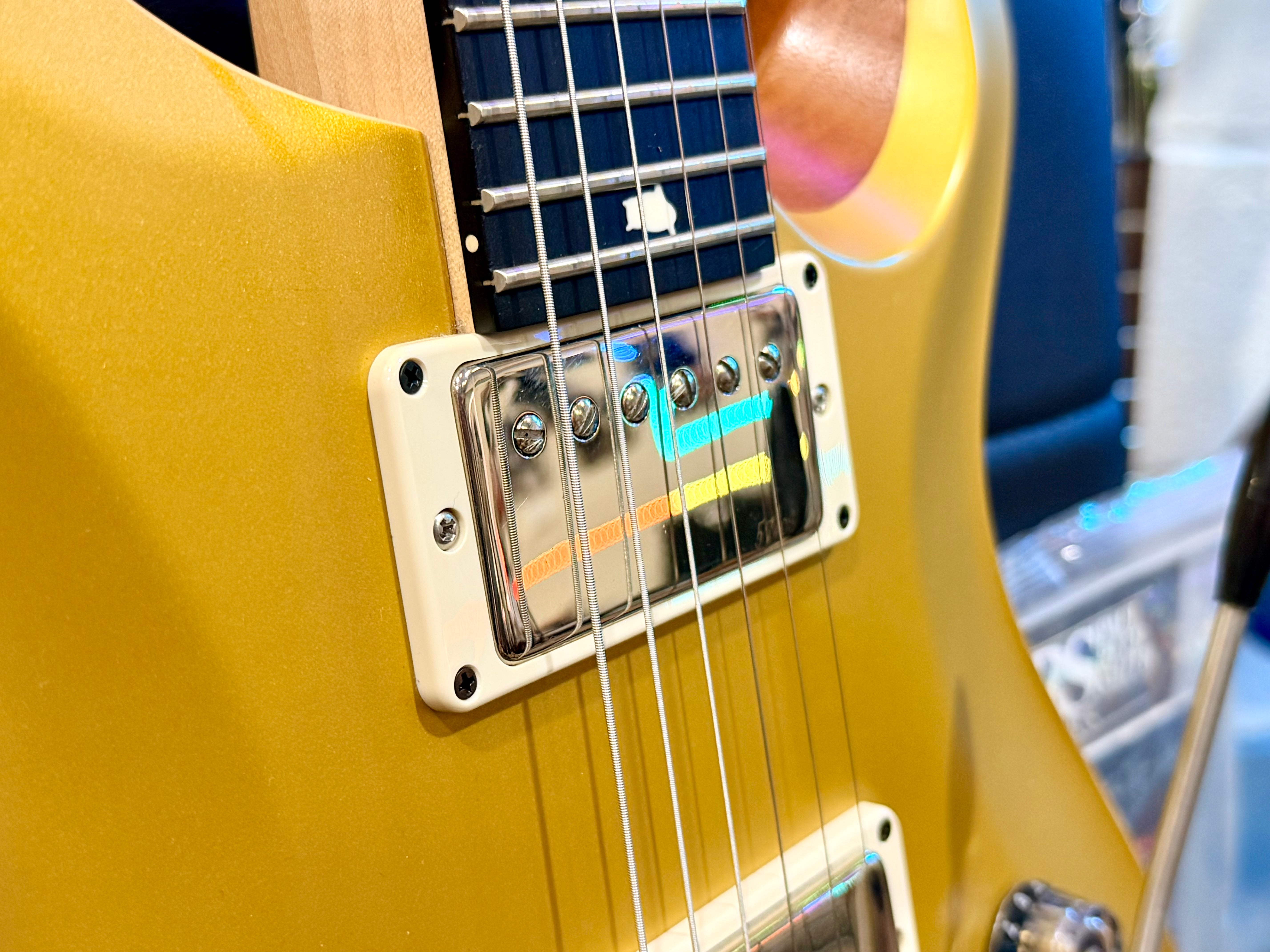 🔥RARE 2023🔥 PRS CE24 Satin Gold Top Limited Edition~ Natural Back~ USA~ Gig Bag