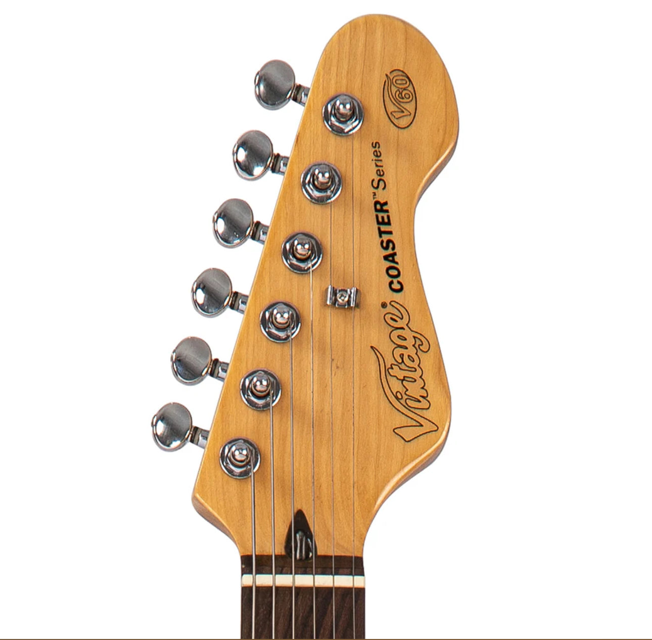 Vintage V60 Coaster Series Electric Guitar ~ 3 Tone Sunburst