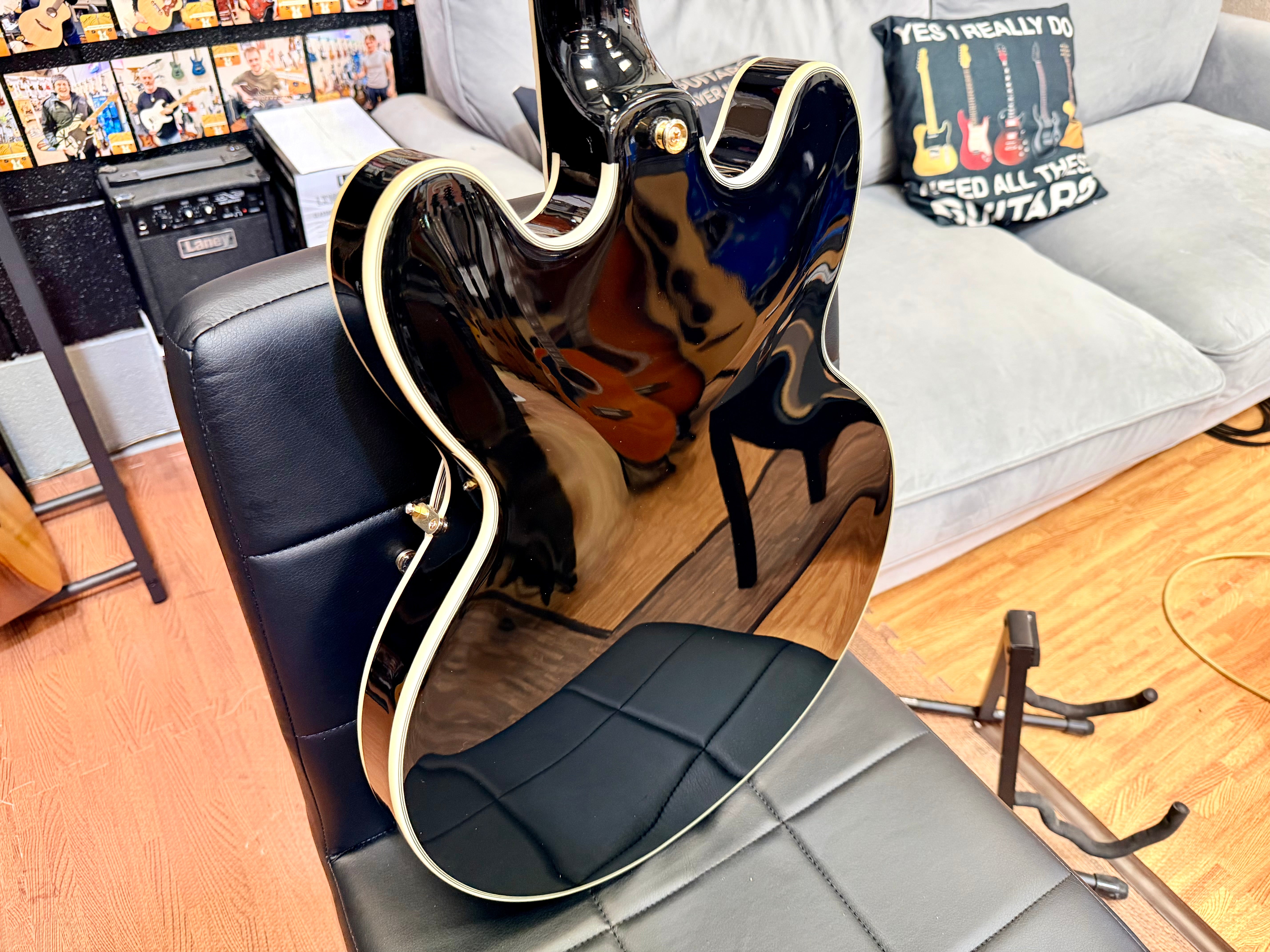🔥2018🔥 Epiphone Joe Bonamassa ES-355 Limited Edition Black + OHSC & Signed COA