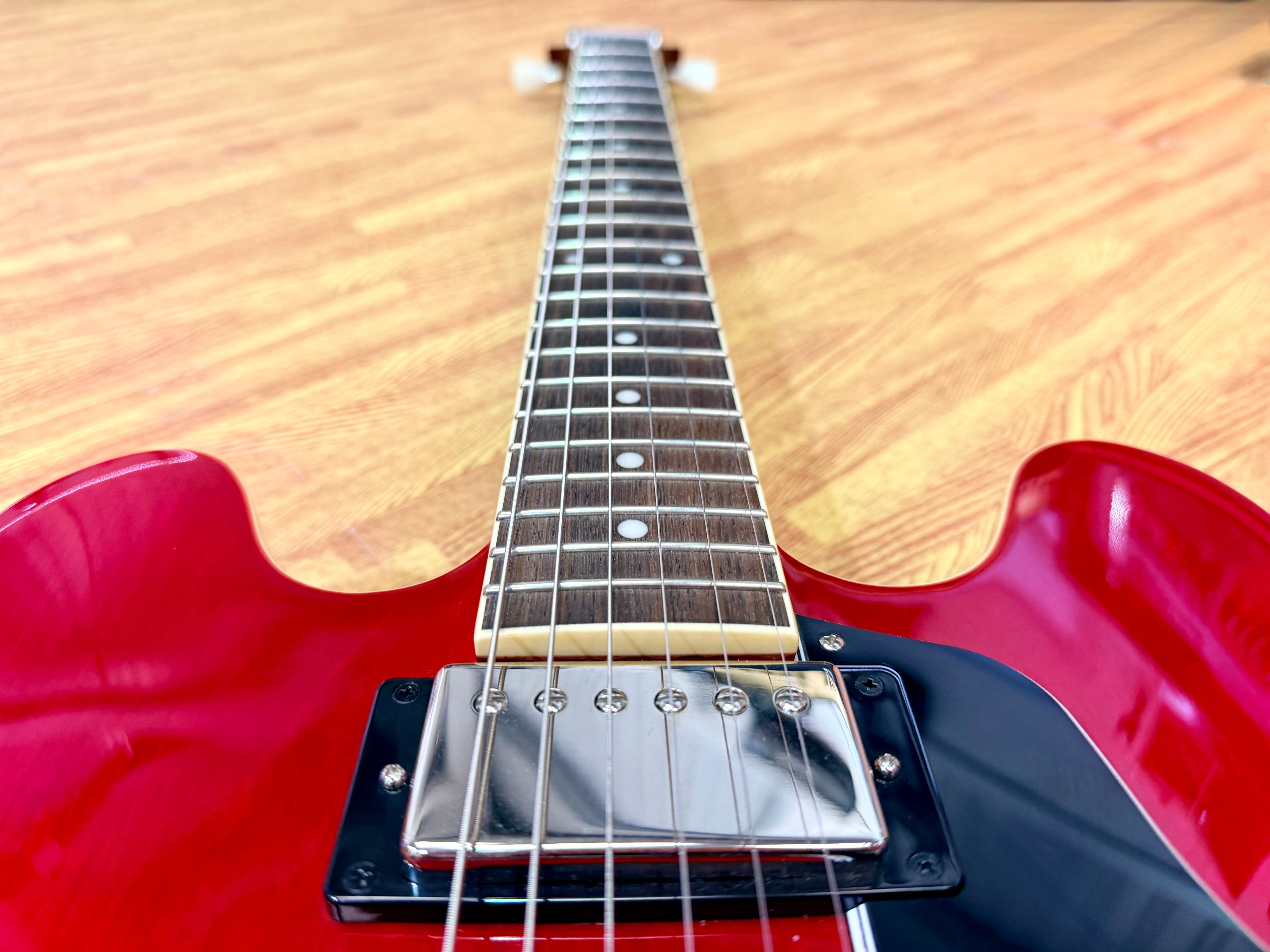 ✨2025✨ Epiphone Inspired by Gibson ES-335 Cherry~ Semi Hollow Electric Guitar!