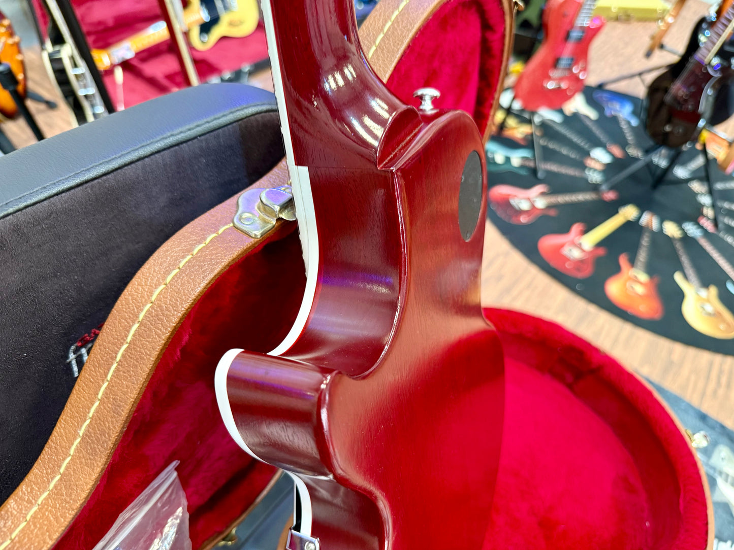 🌟2018🌟 Gibson USA Les Paul Classic Player Plus P90~ Satin Wine Red~ Case/Candy