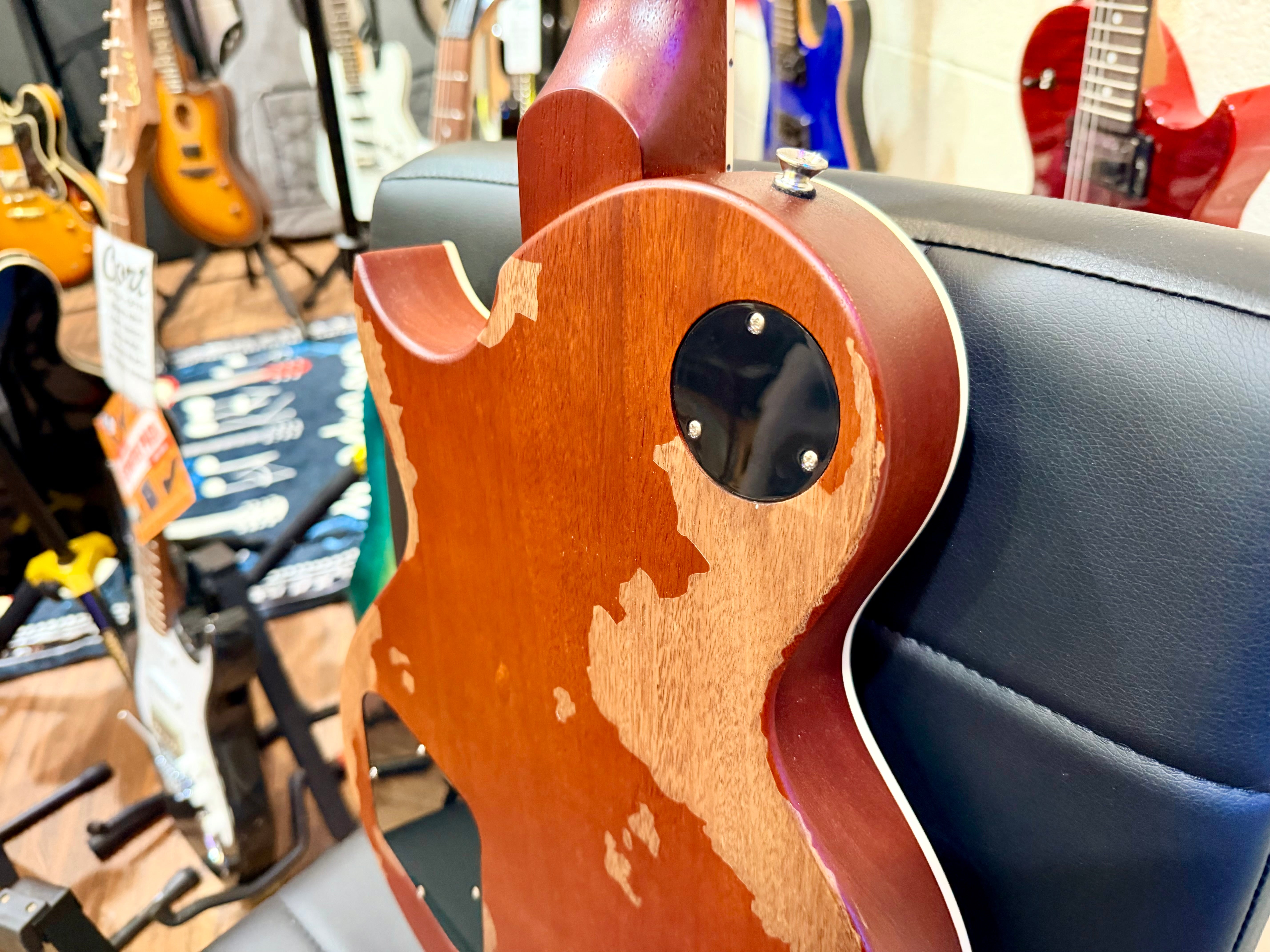 🔥UPGRADED🔥 Vintage V100 Icon Distressed Gold Top~ SETH LOVER Pickups + Gotoh!