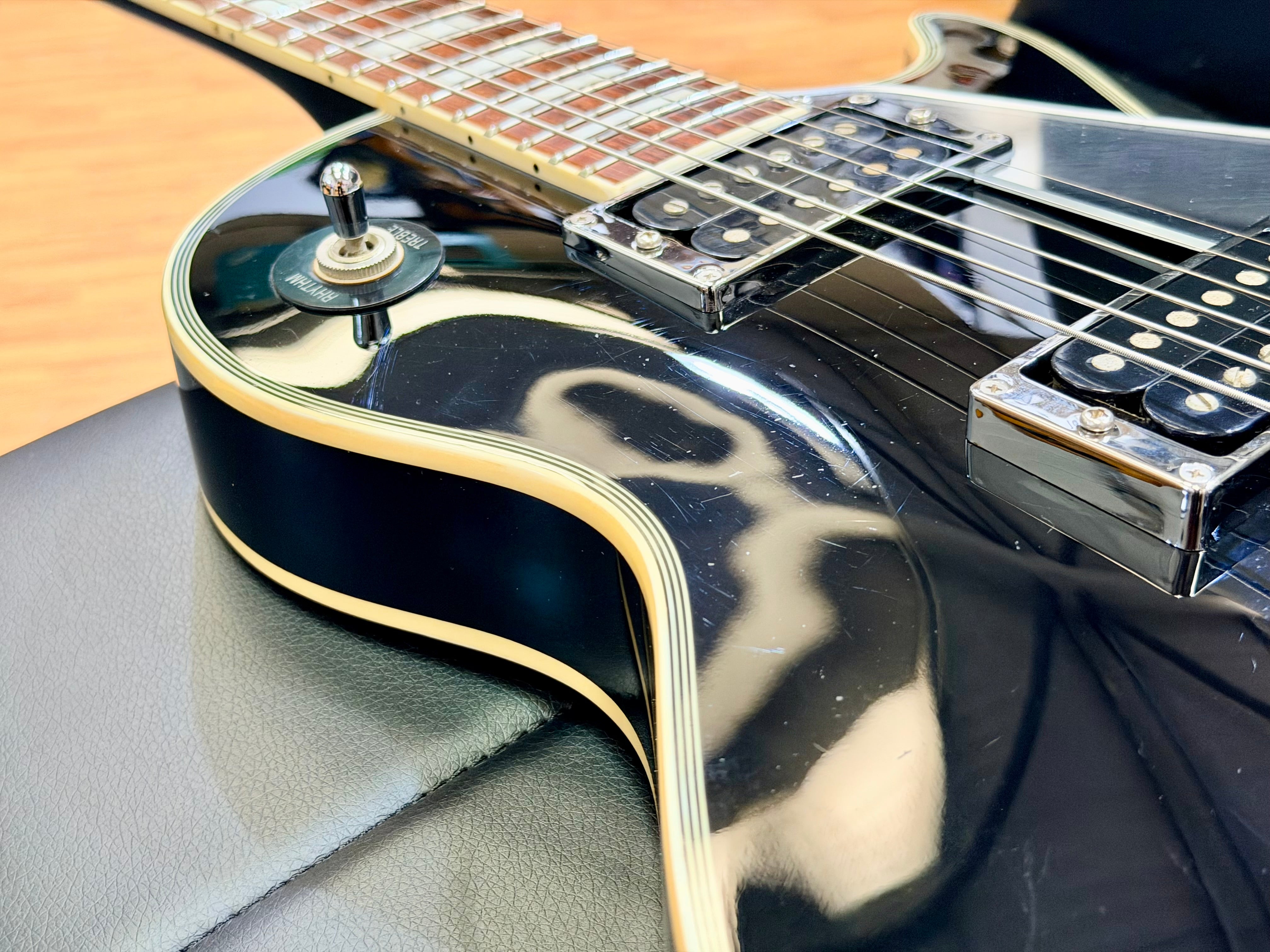 π₯2008π₯ Burny RLC-50JS John Sykes Les Paul Custom~ Black~ Japan Market Import!