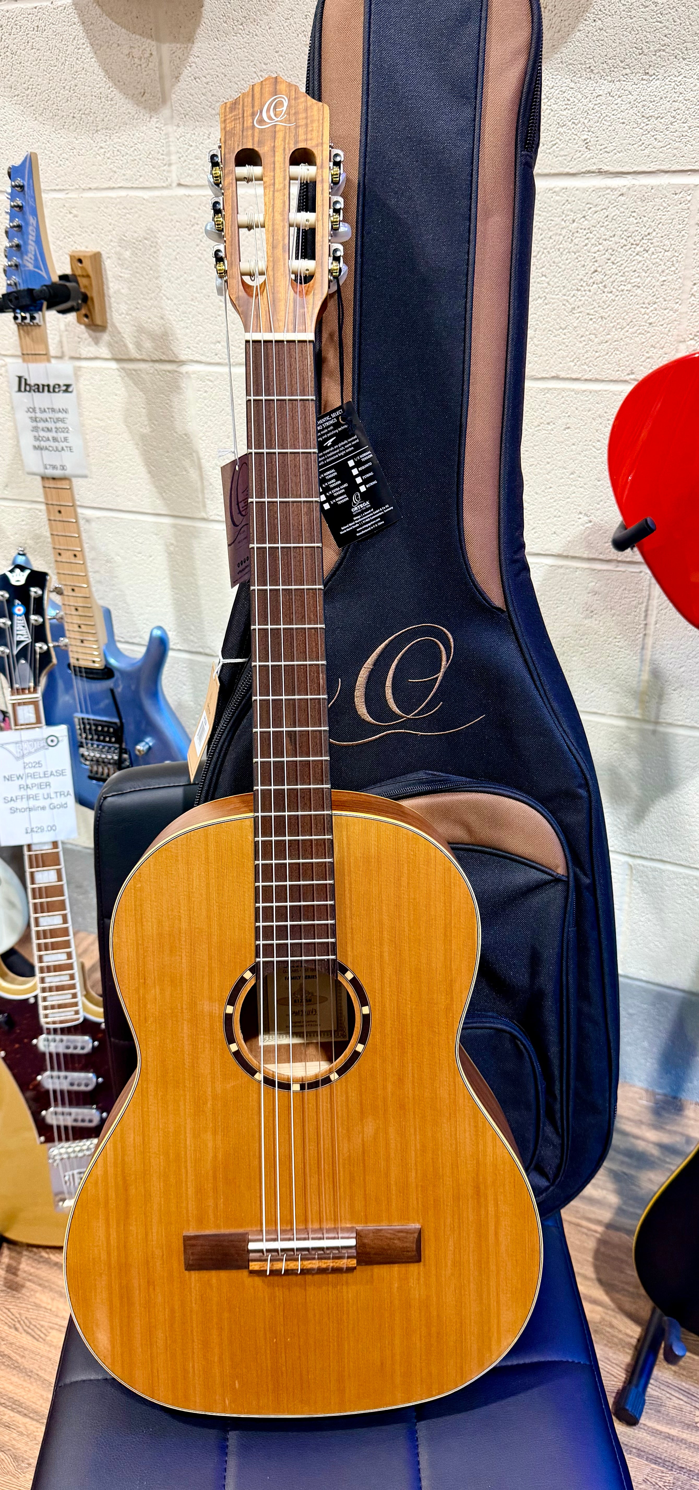 🔥FREE GIG BAG🔥 Ortega R122SN Classical Acoustic Guitar~ Family Series~ NEW!