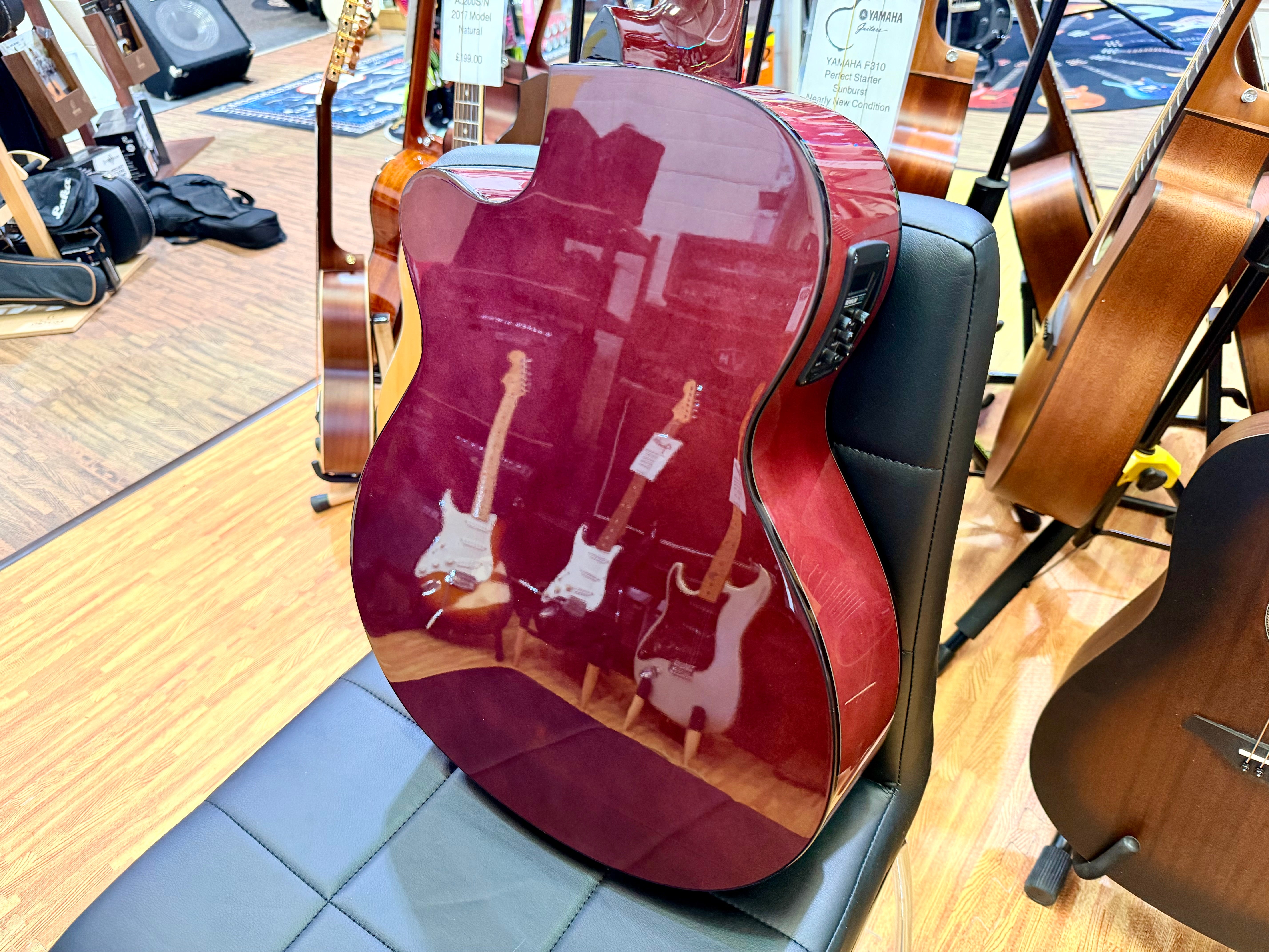 ✨2024✨ Tanglewood TA4CE Azure Super Folk Electro Acoustic~ Foxglove Purple!