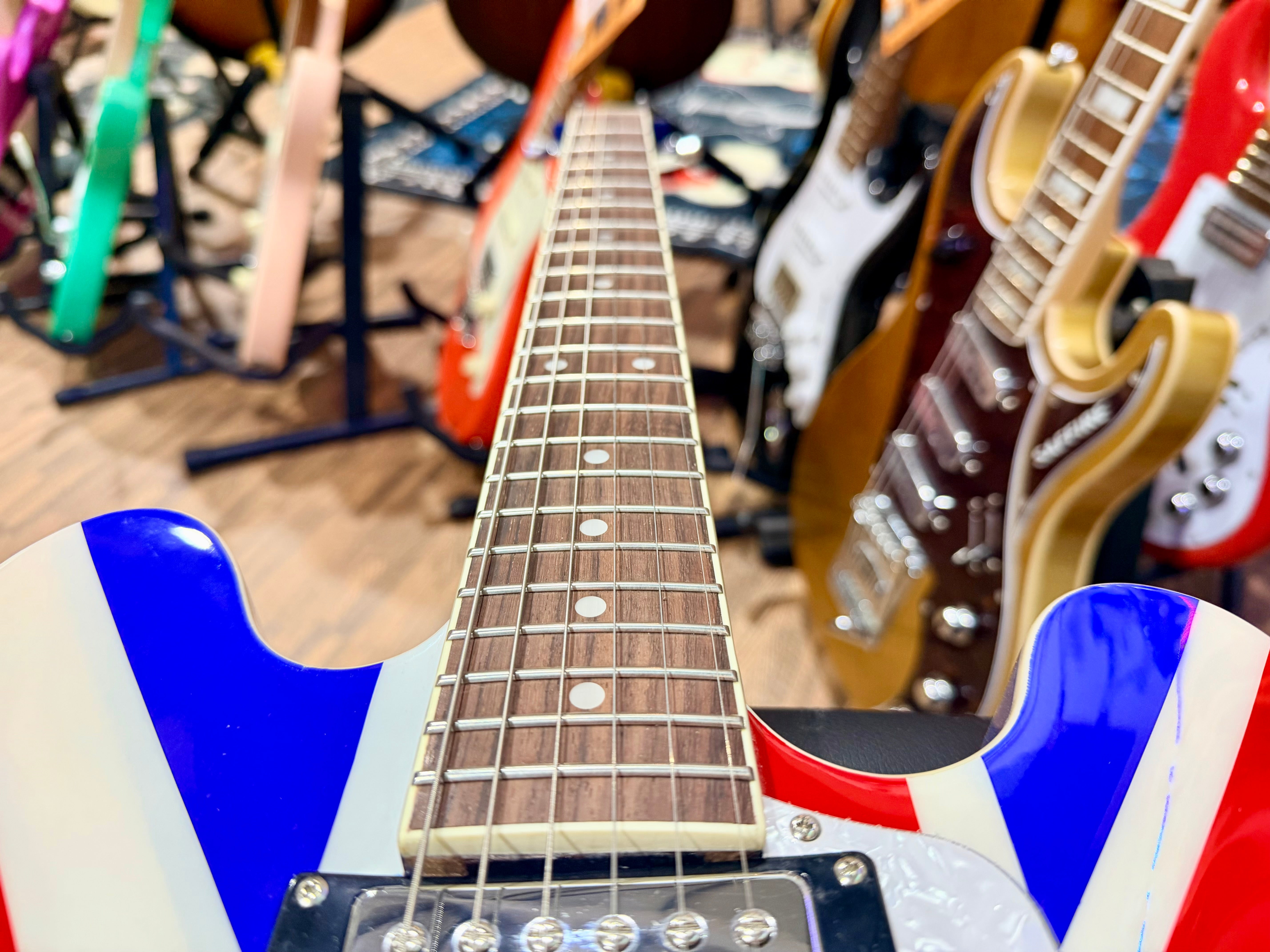 🇬🇧2025 LTD EDITION🇬🇧 Vintage Union Jack~ Semi Acoustic ‘335’ Guitar~VSA25UJ!