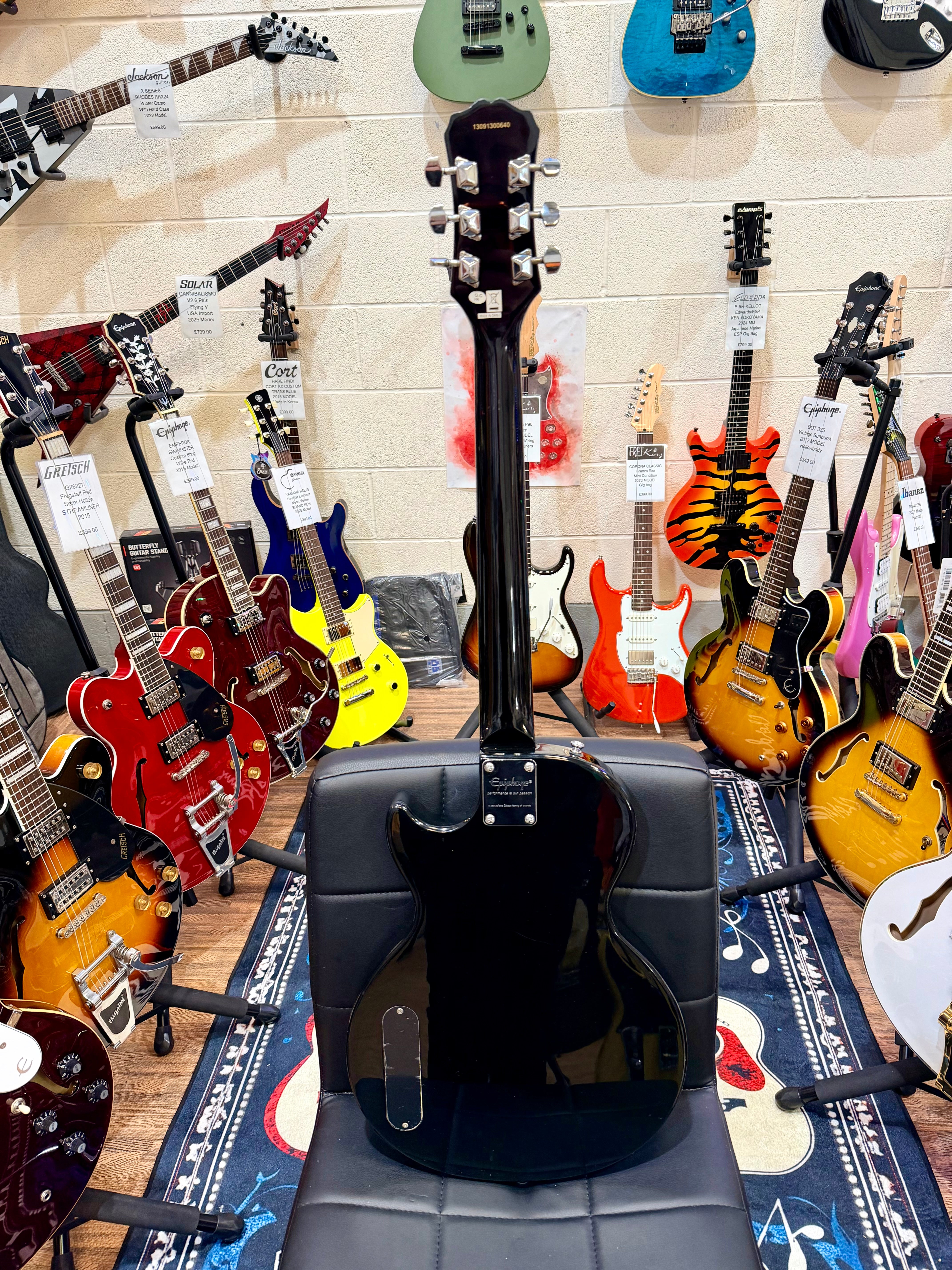 🔥2013🔥 Epiphone Les Paul Junior Electric Guitar~ Gloss Black!