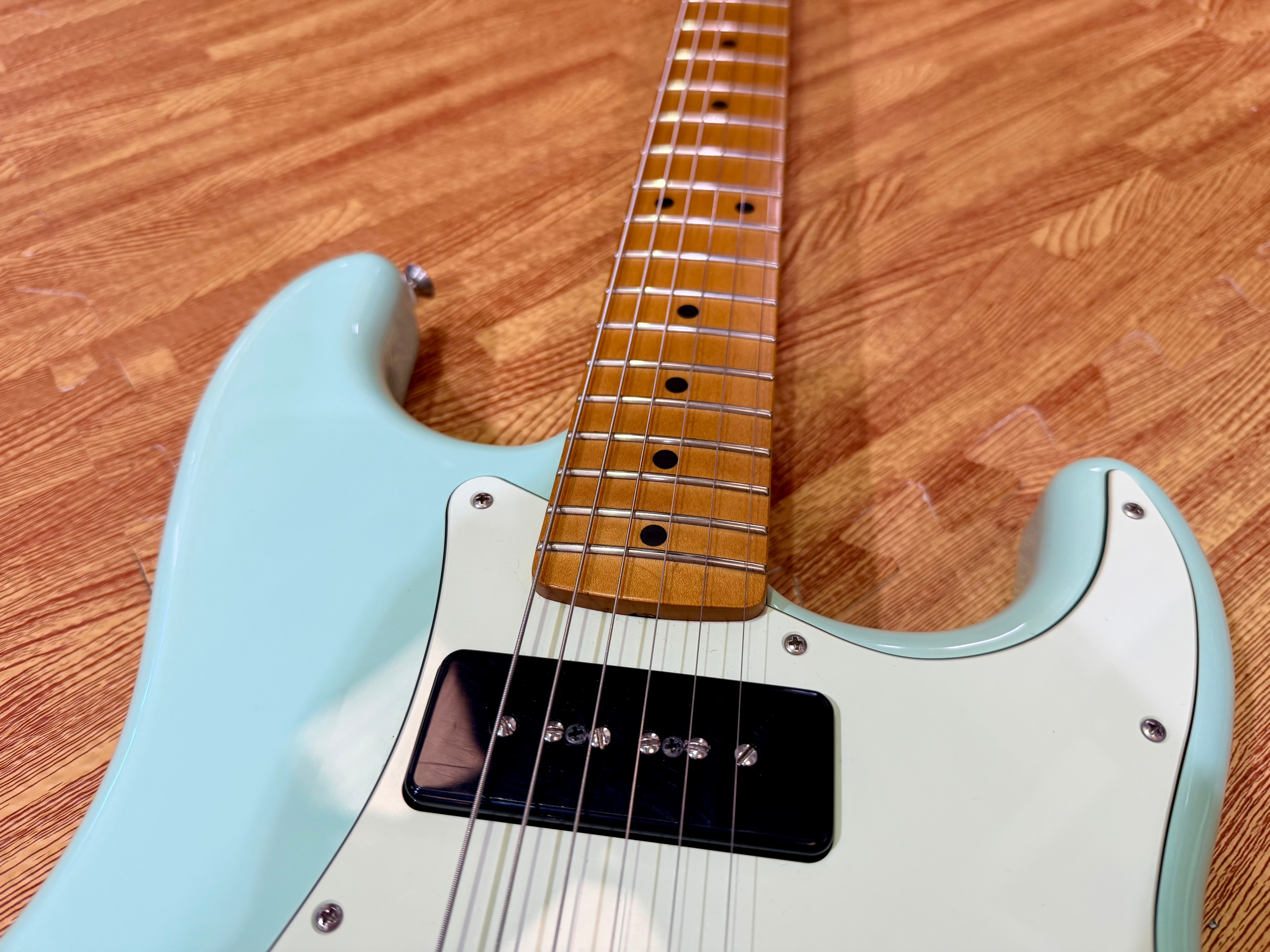 ✨2021✨ Fender Noventa Stratocaster MN~ Surf Green~ Hardtail Mexican~ P90’s!