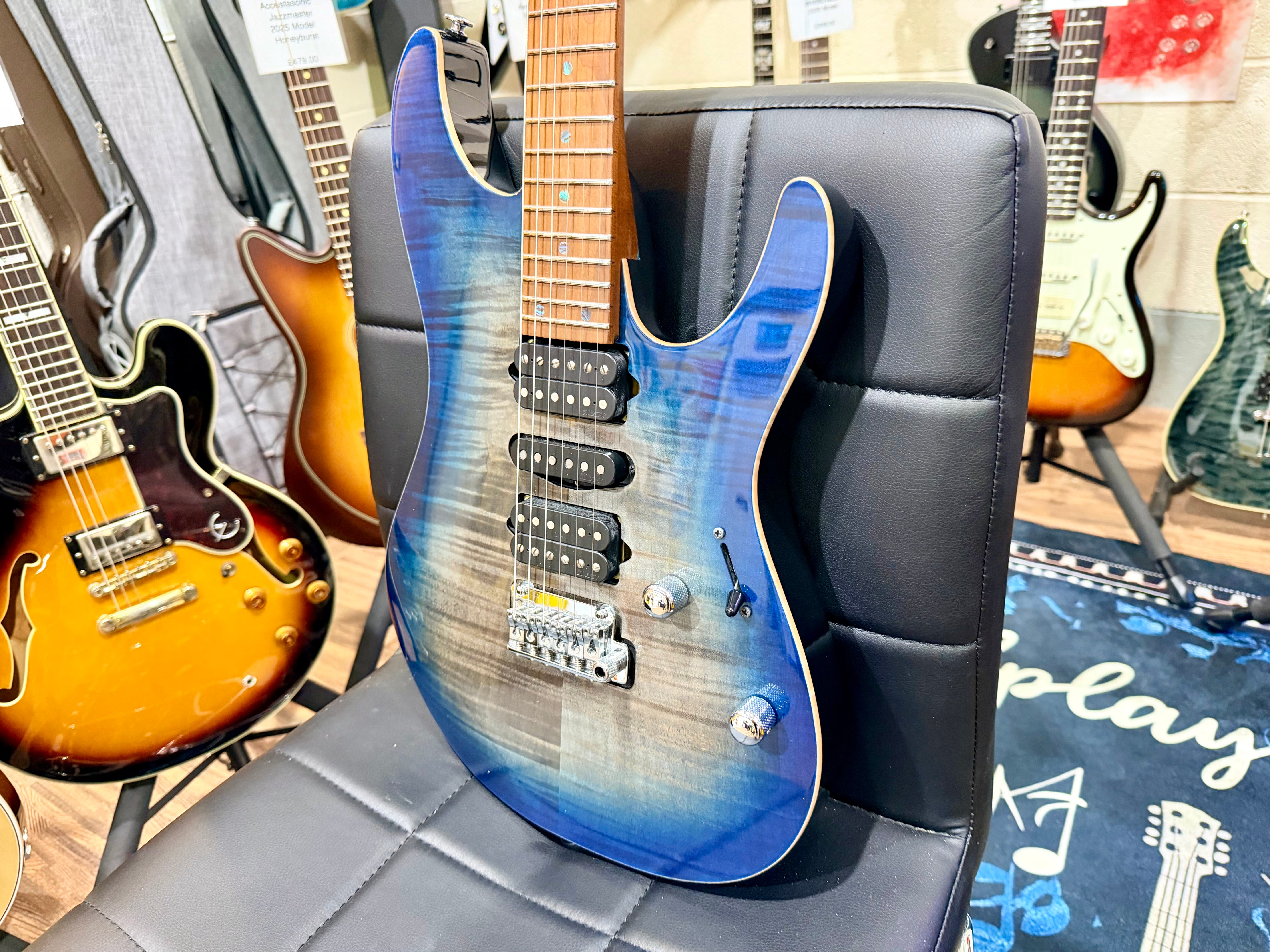 🔥MINT🔥 Ibanez AZ2407F Prestige In Sodalite Blue~ Japan Made + Hard Case~ 2023