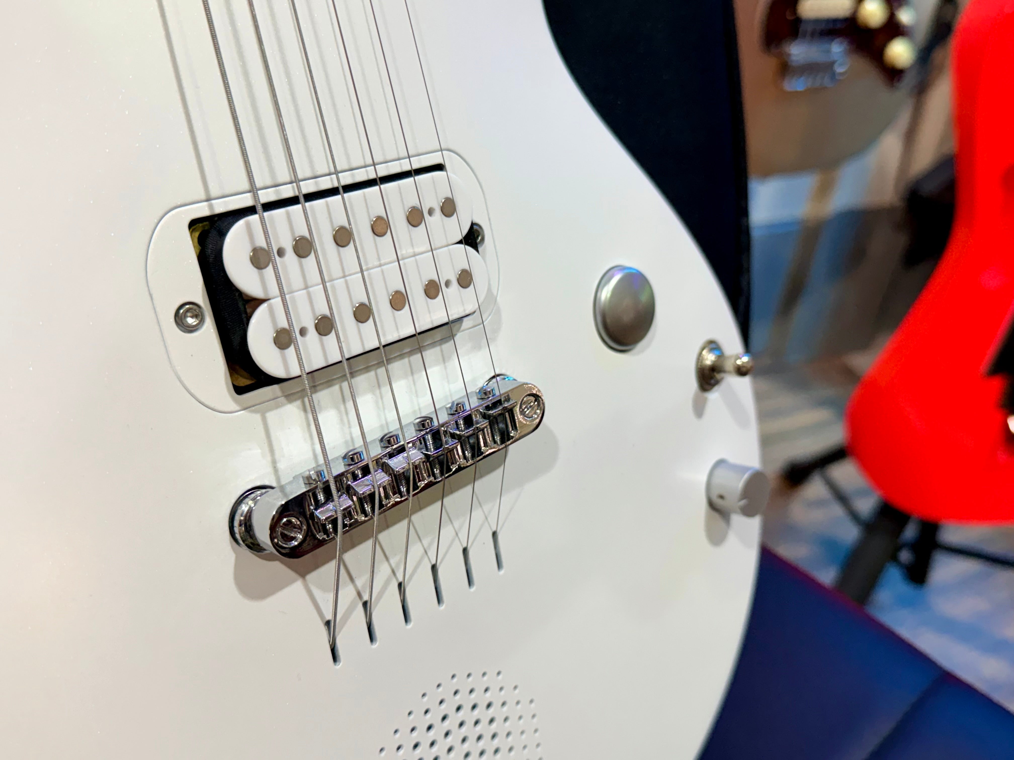 🔥 Enya Nova Go Sonic~ Pearl White~ Smart Electric Guitar~Speaker & FX + Bag 🔥