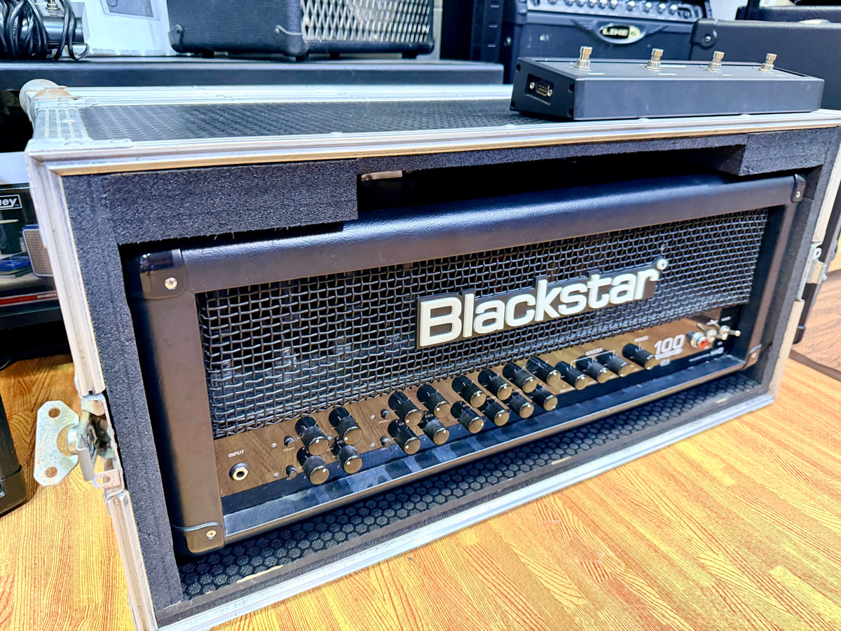 ⭐ Blackstar Series One 100 6L6 Valve Amp Head~ With Footswitch & Flight Case ⭐