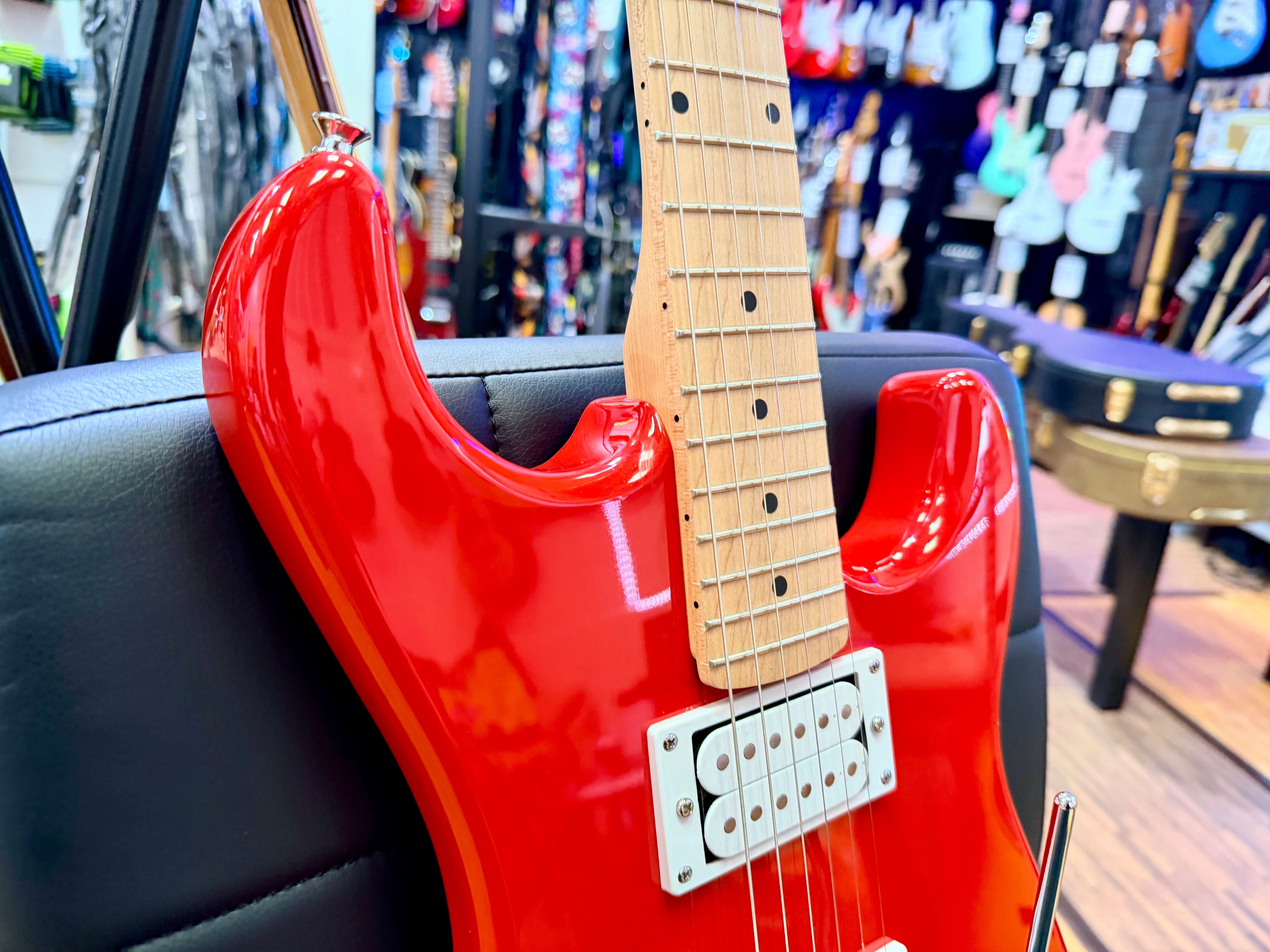 🔥2021🔥 Kramer Pacer Classic FR Special~ Scarlet Red Metallic~ Floyd Rose HH!