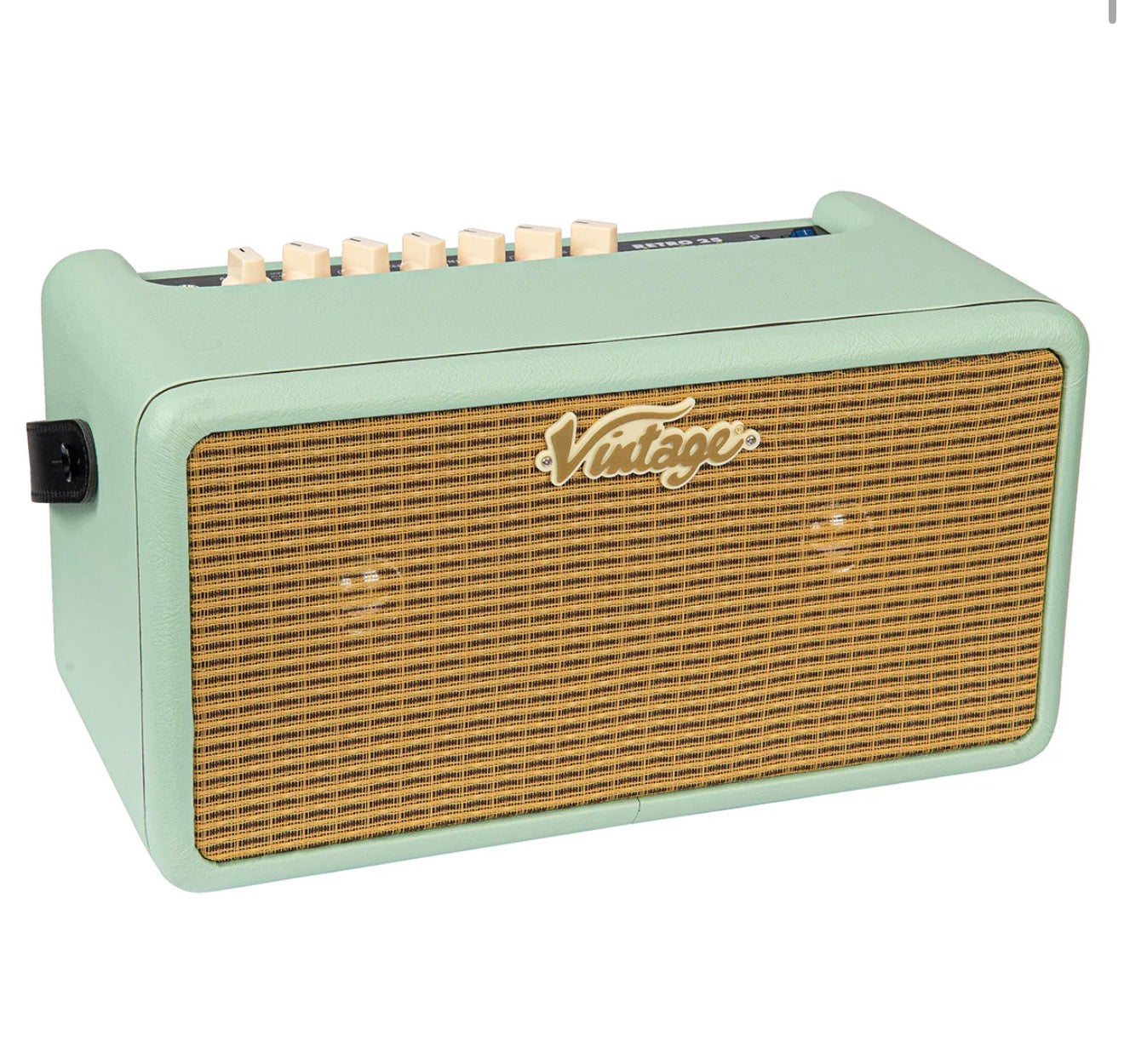 🔥NEW🔥Vintage Retro 25w Guitar Amplifier with DSP + Drum Machine~ Mint Green