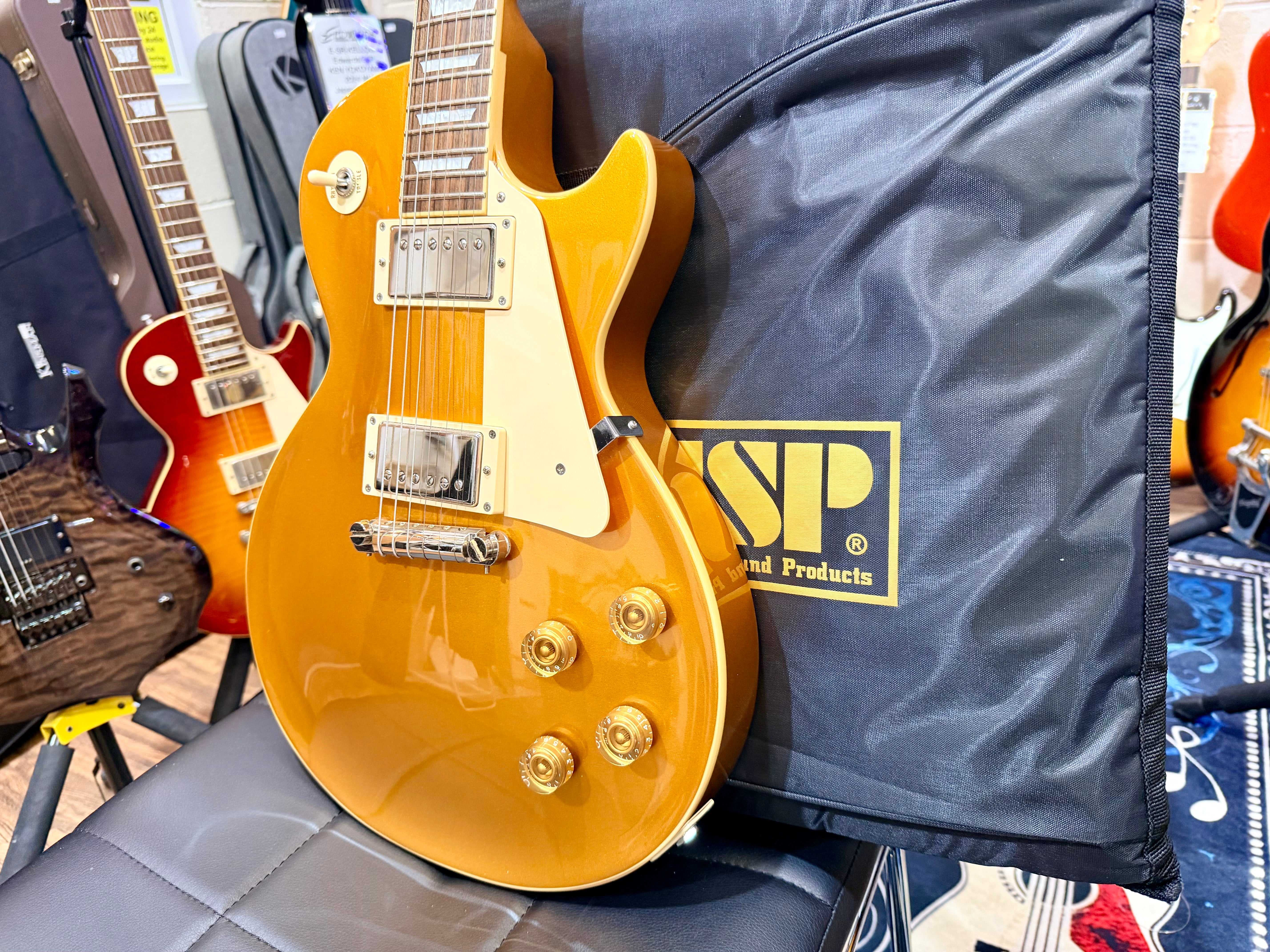 ✨ MINT ✨ Edwards E-LP-STD LTD All Gold MIJ ESP Les Paul~ S/Duncan~ 2024 Japan!