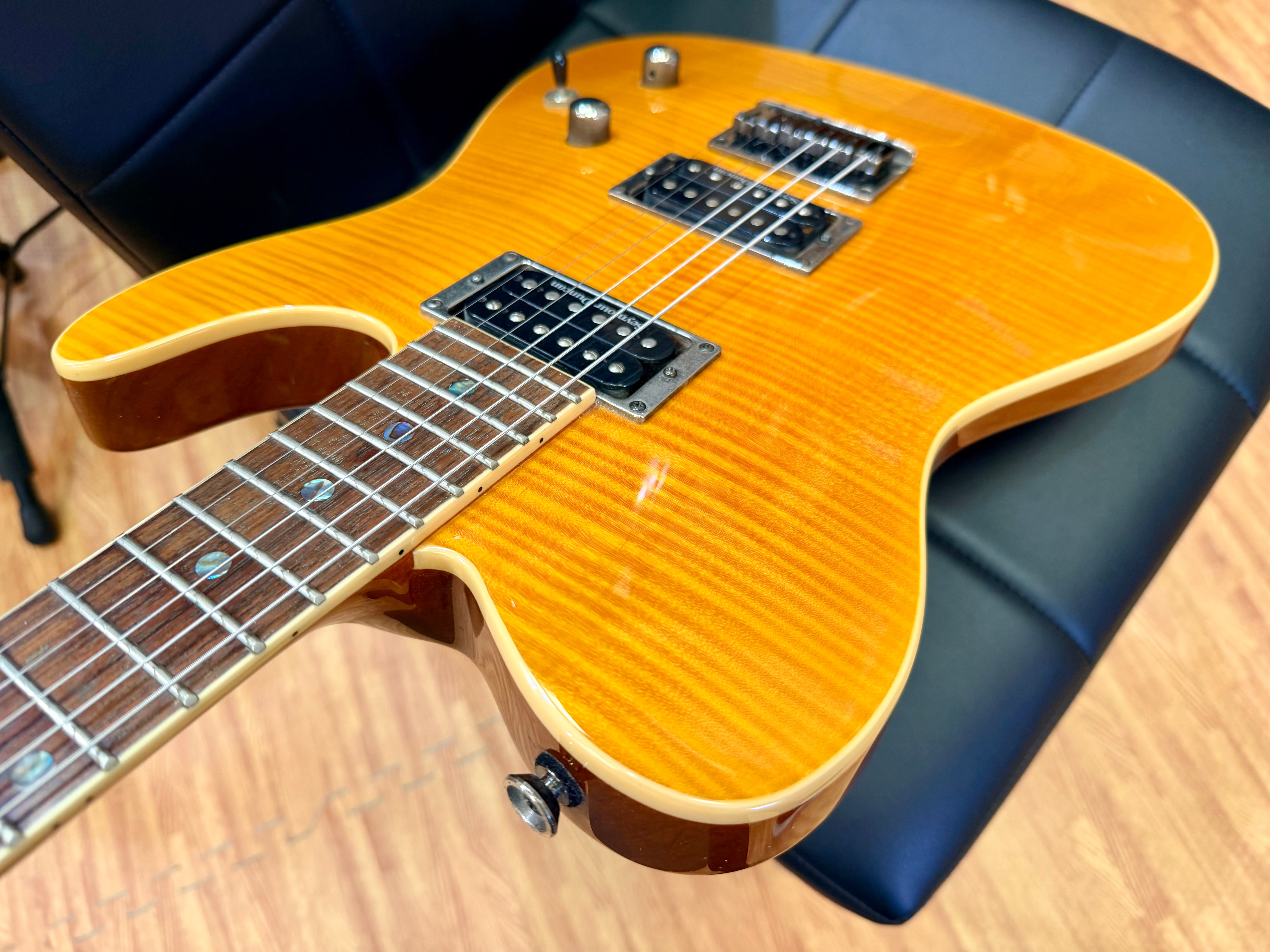 ✨2008 KOREA✨ Fender Special Edition Custom FMT Telecaster HH~ Amber~ SD Pickups
