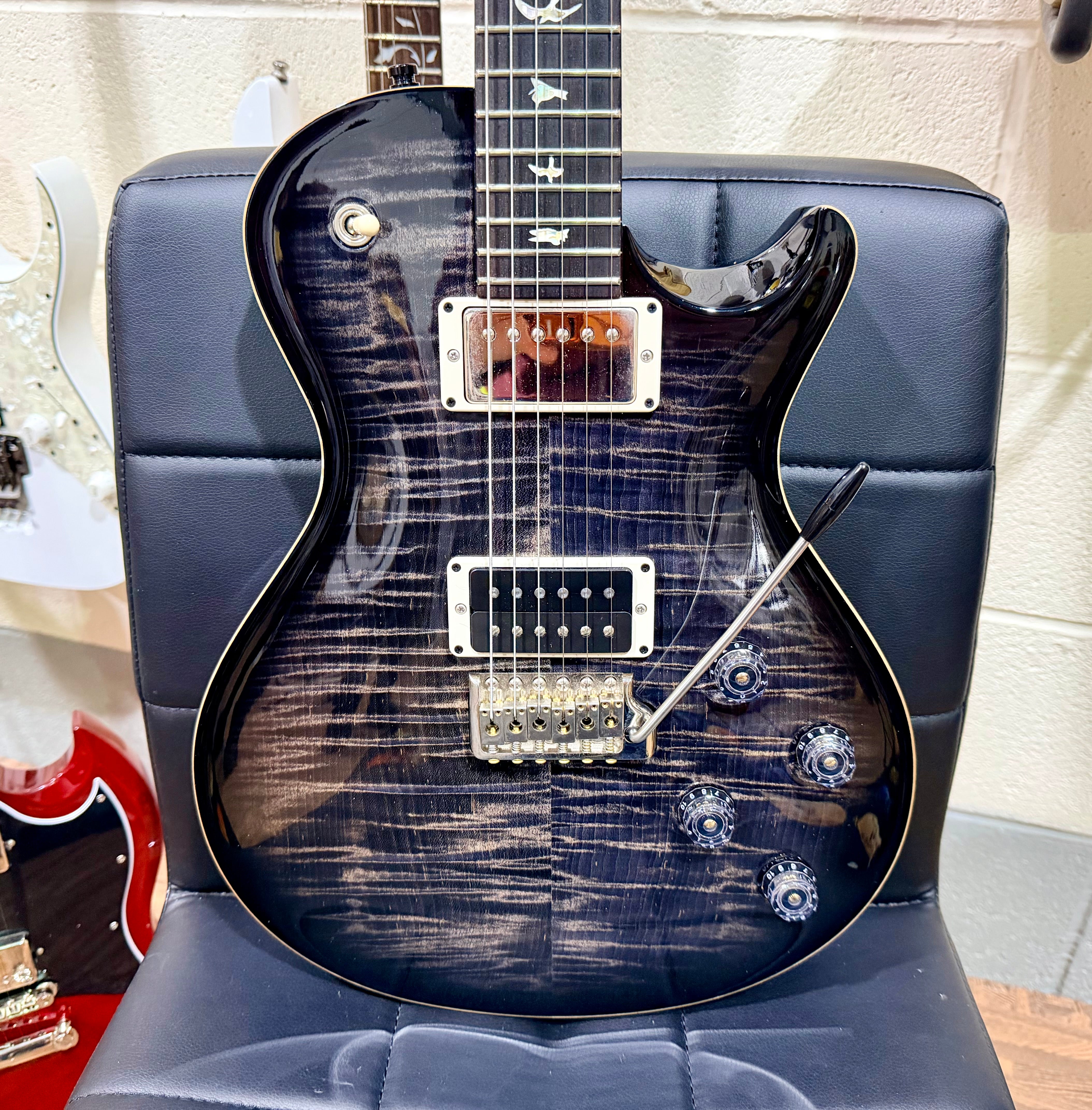 π₯2020π₯ PRS Mark Tremonti Signature USA Charcoal Contour Burst~ Case & Docs!