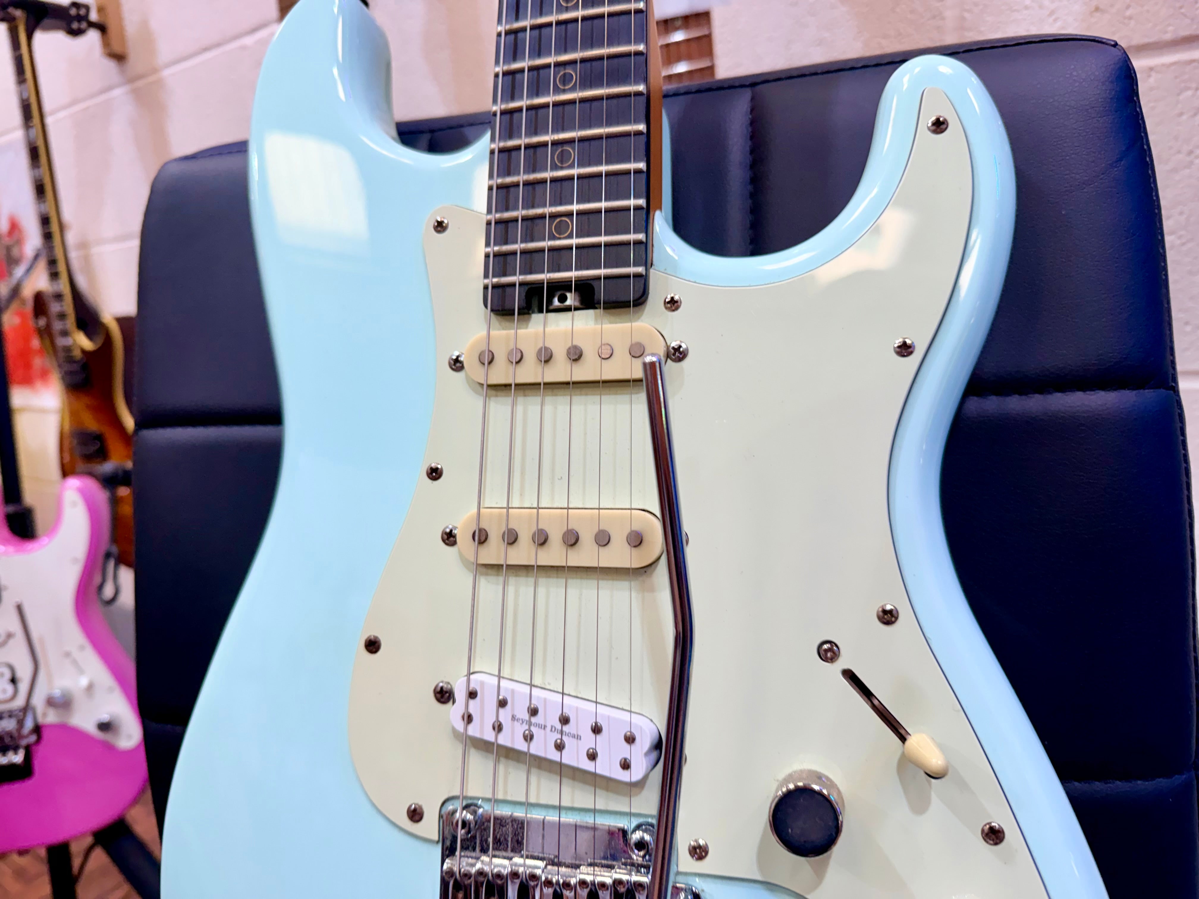 🔥2019🔥 Schecter Nick Johnson Traditional~ Atomic Frost~ Seymour Duncan Lil 59!
