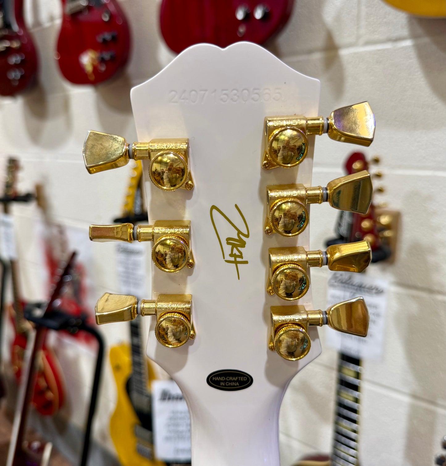 🔥MINT 2024🔥 Epiphone Matt Heafy Origins Les Paul Custom 7-String~ Bone White!