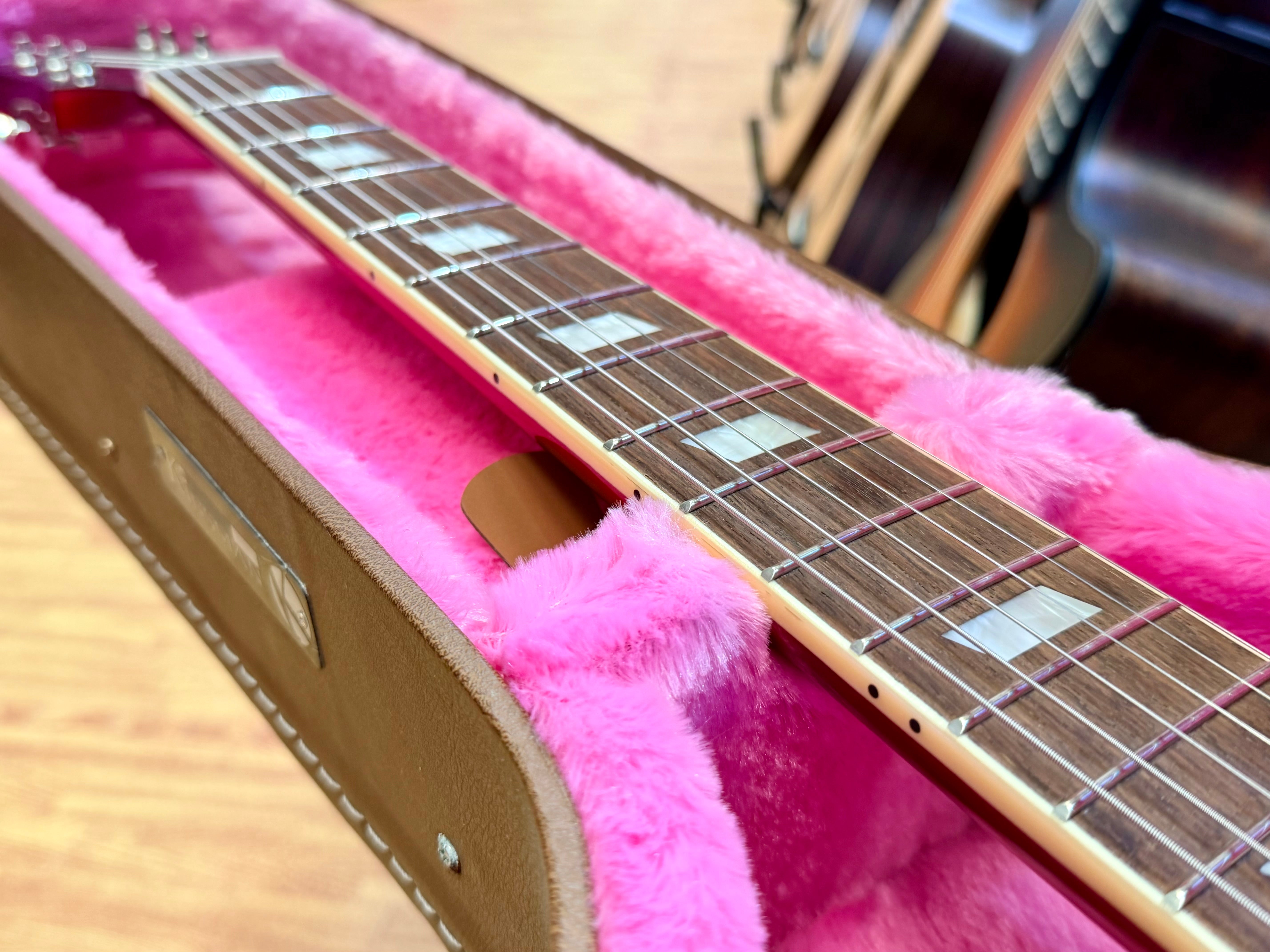 ✨2023✨ Epiphone Riviera Semi-Hollow Sparkling Burgundy~ Frequensator~ Hard Case