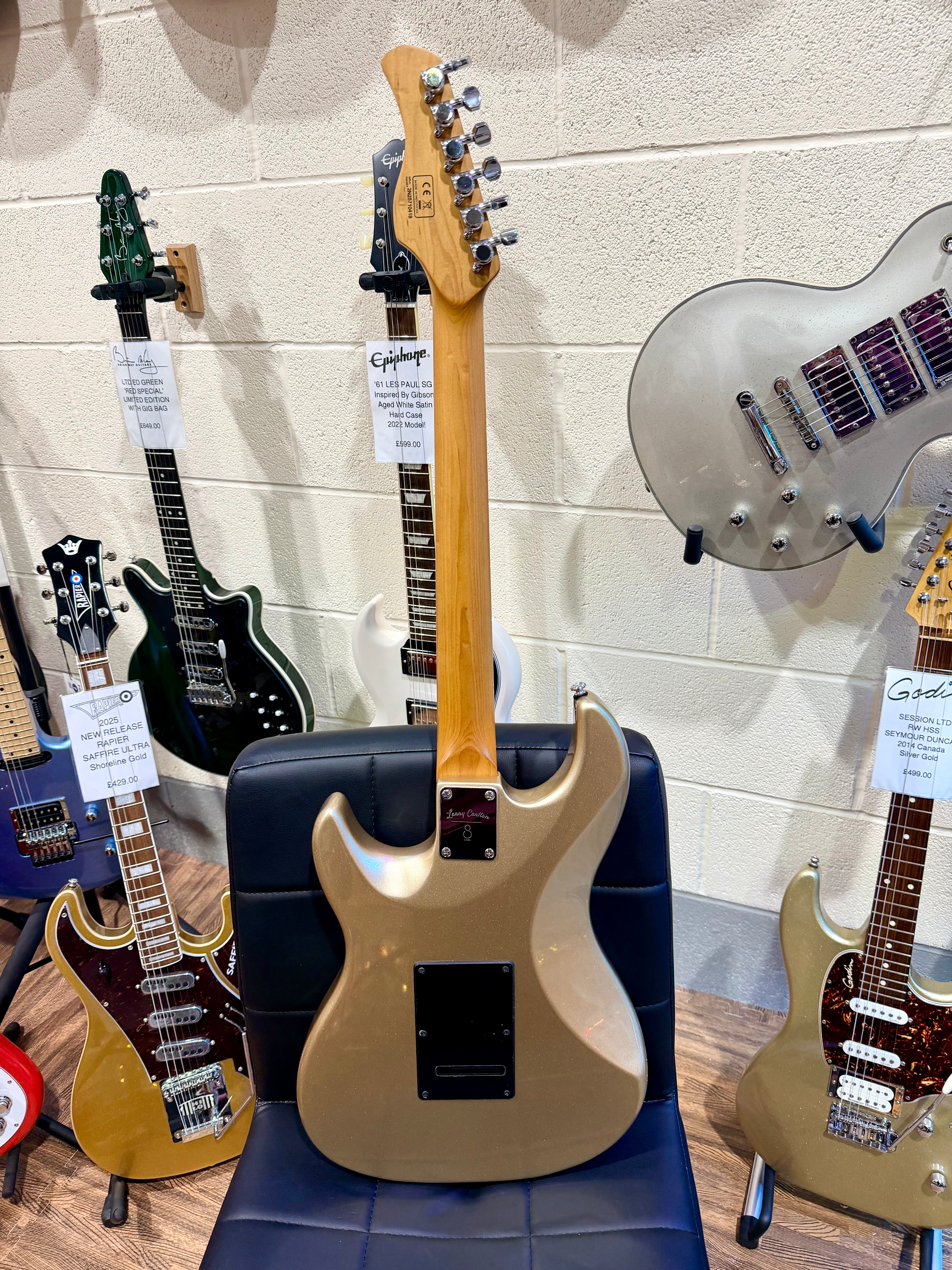 🌟EX-DEMO🌟 Sire Larry Carlton S7 Electric Guitar~ Champagne Gold~ 2025!