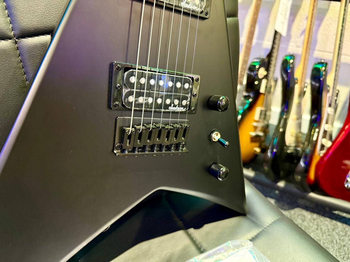 🔥NEW 2025🔥 Jackson JS22-7 RR HT Randy Rhodes 7 String~ Satin black!