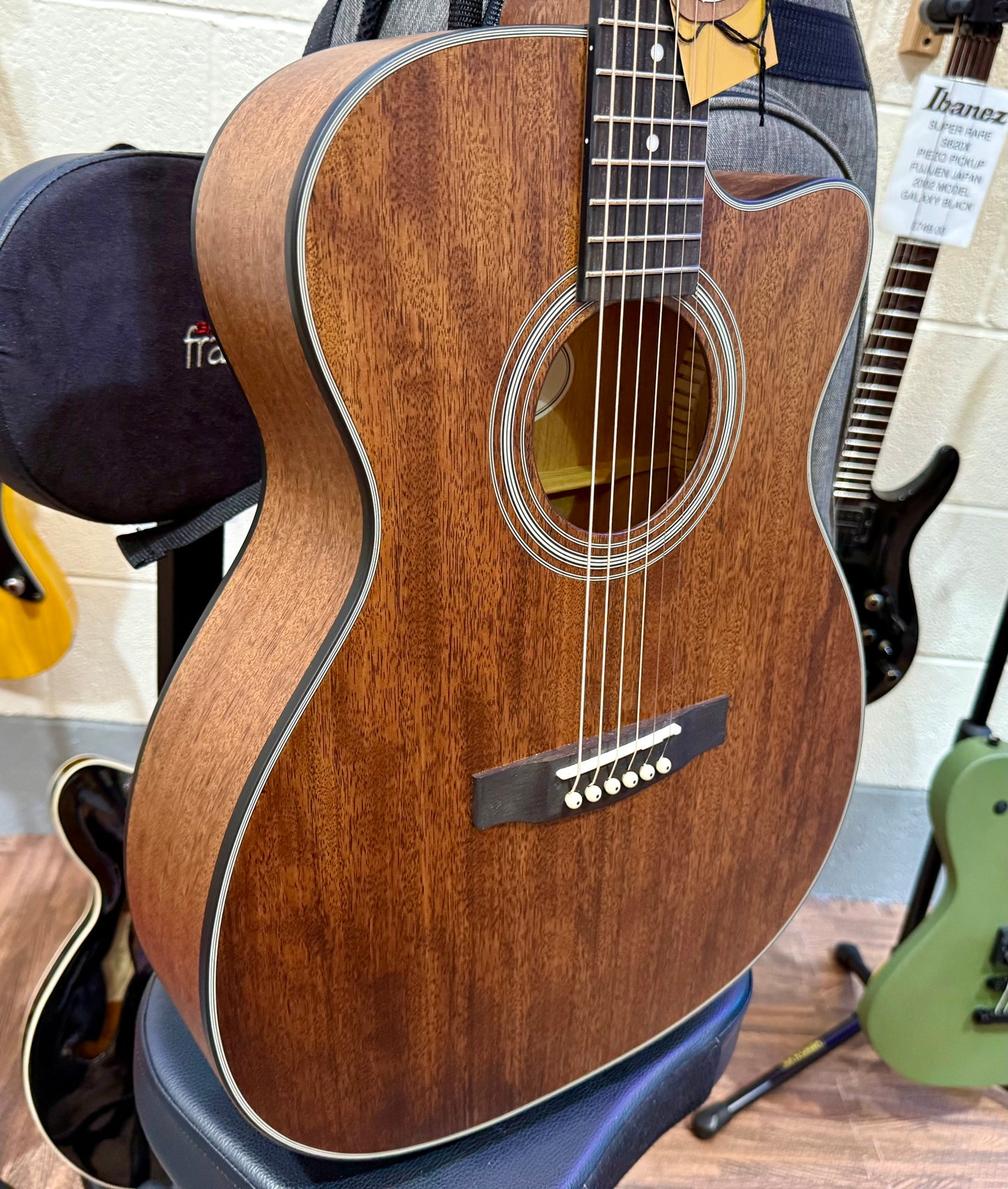 🌟2025 NEW MODEL🌟 Cort Pure OCMF All-Solid Mahogany Electro-Acoustic~ Gig Bag!