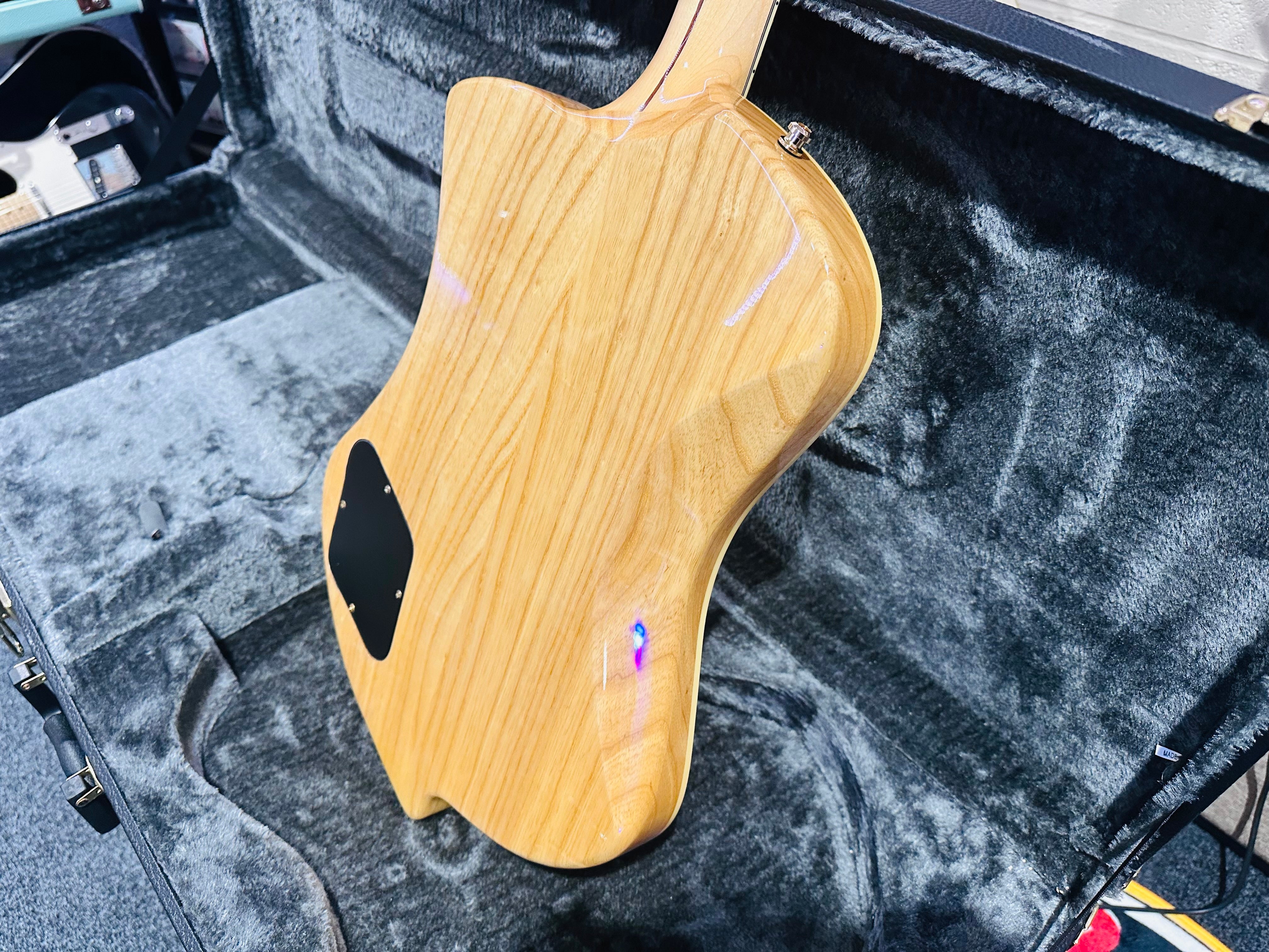 🌟MINT🌟 D'Angelico Ludlow Deluxe~ Swamp Ash Natural~2018~ Hard Case~MUST SEE 🌟