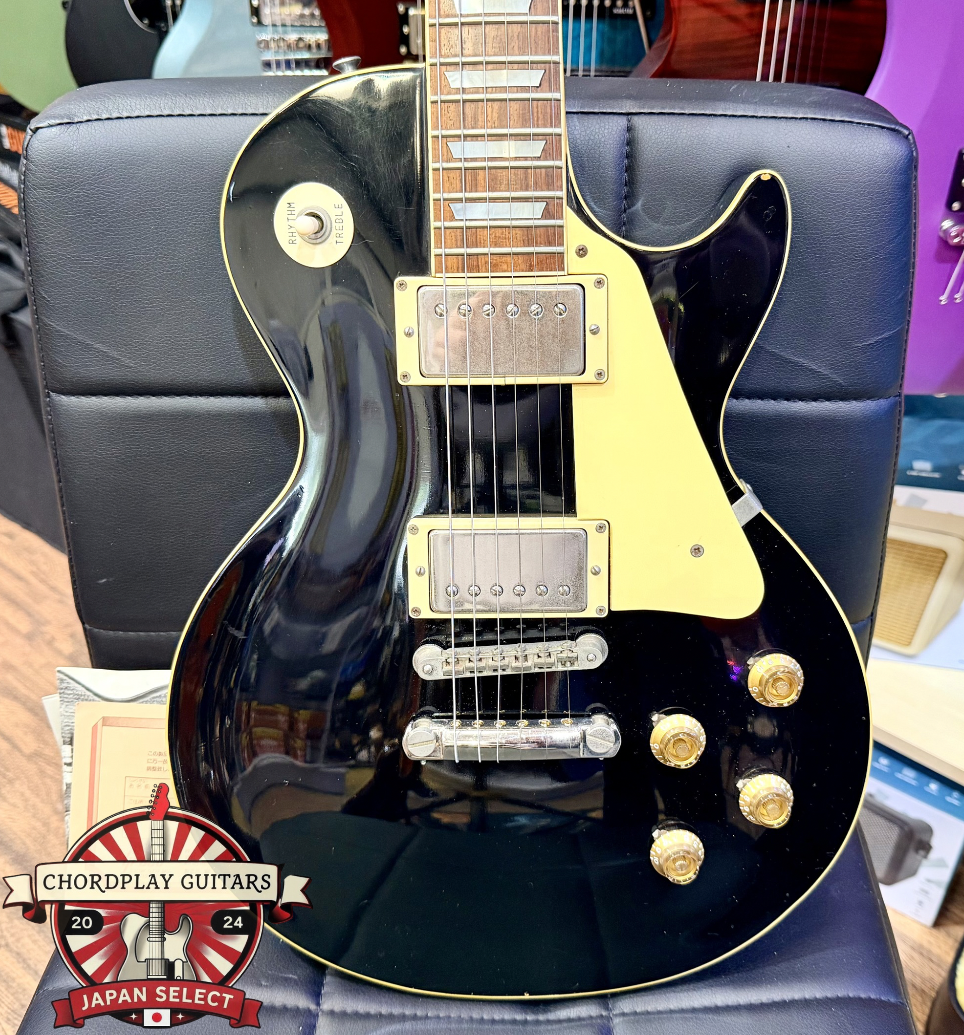 🇯🇵1980🇯🇵 Greco Japan EG500 Les Paul Standard~ Black~ Super Power~ RARE MIJ!
