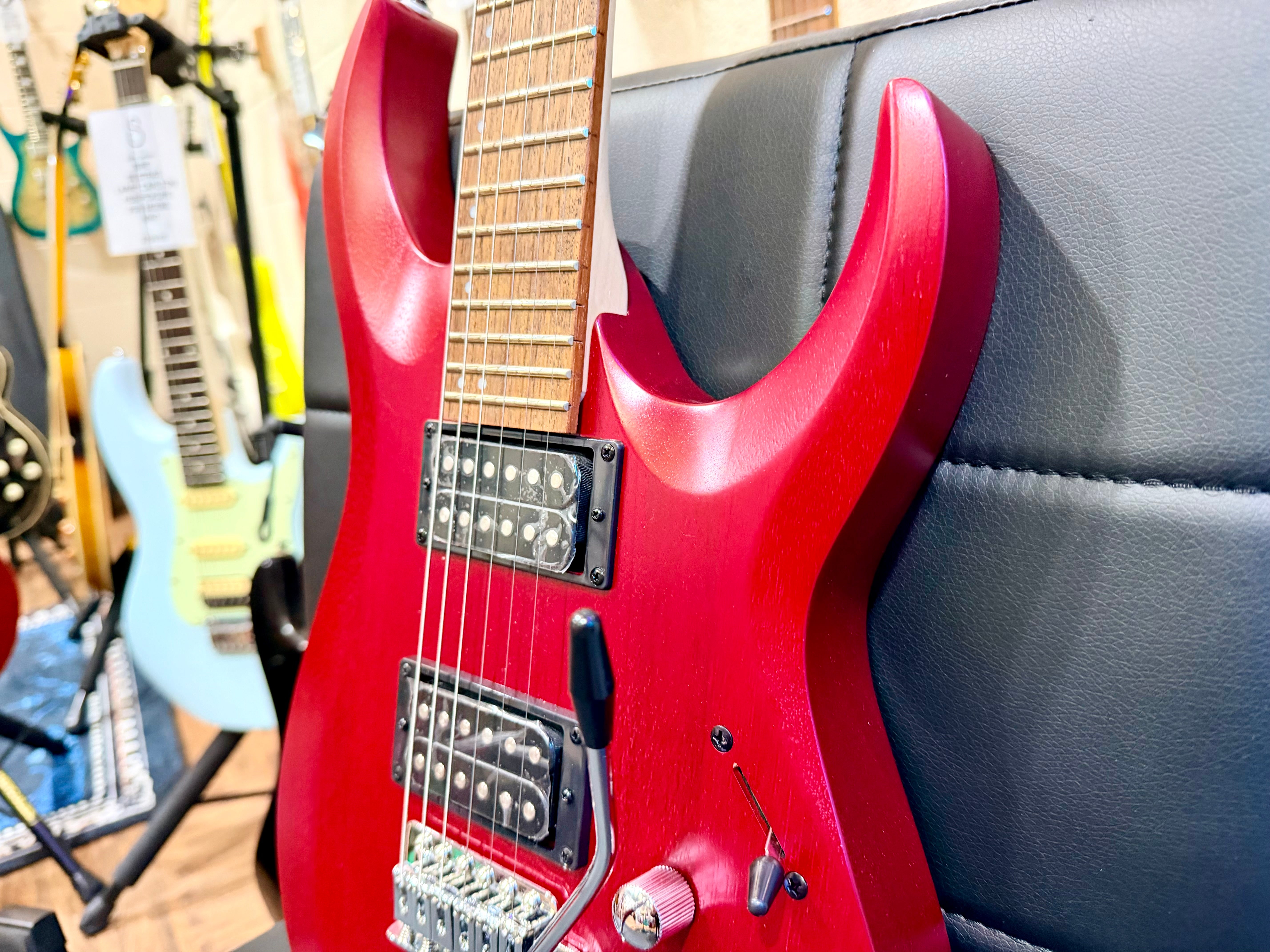 🎸NEW🎸 Cort X100 Electric Guitar~ Open Pore Black/Red Cherry~ 2025 Model!