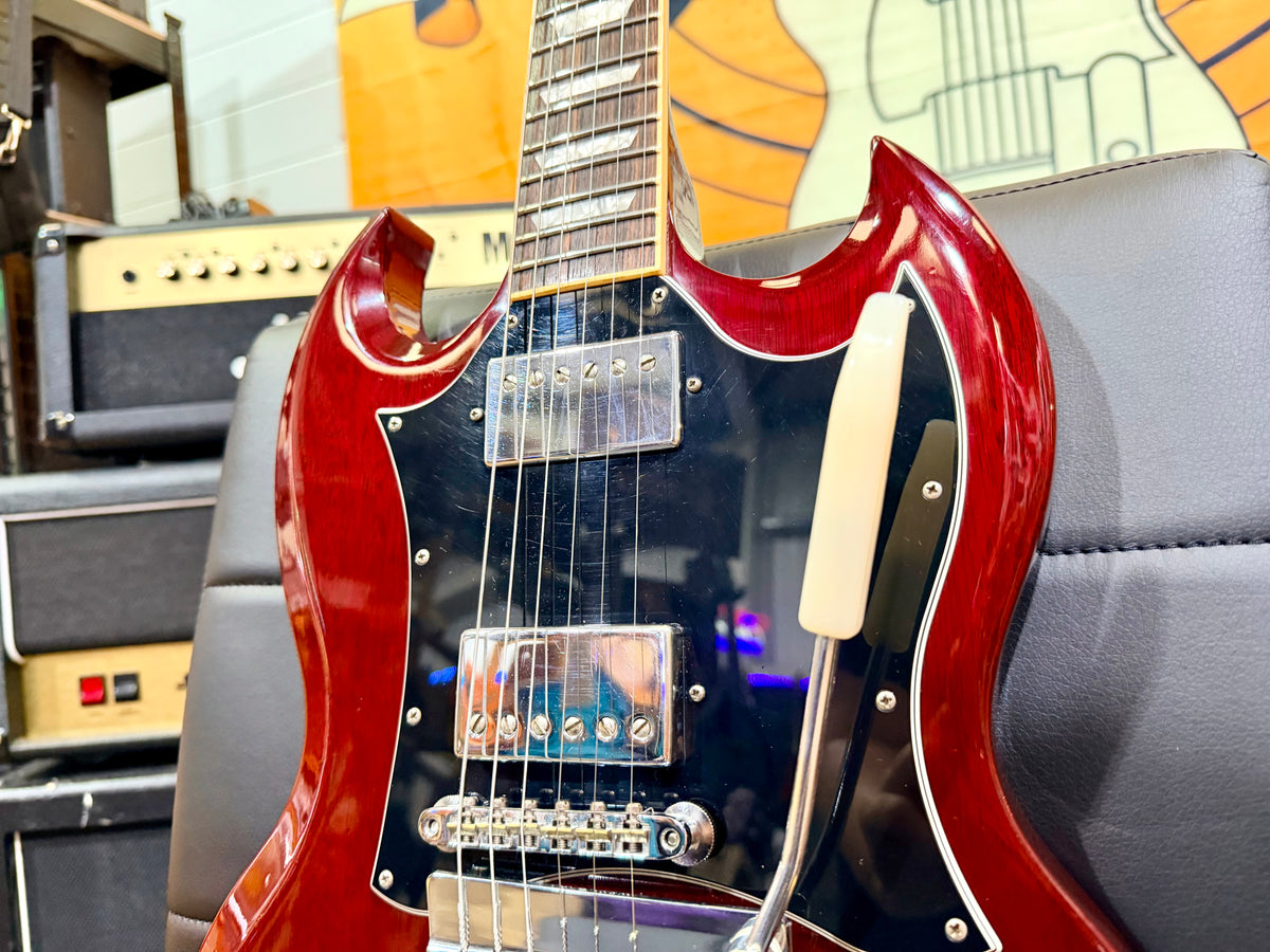 π₯ 1998 Gibson USA SG Standard In Heritage Cherry with Lyre Vibrola + Case π₯