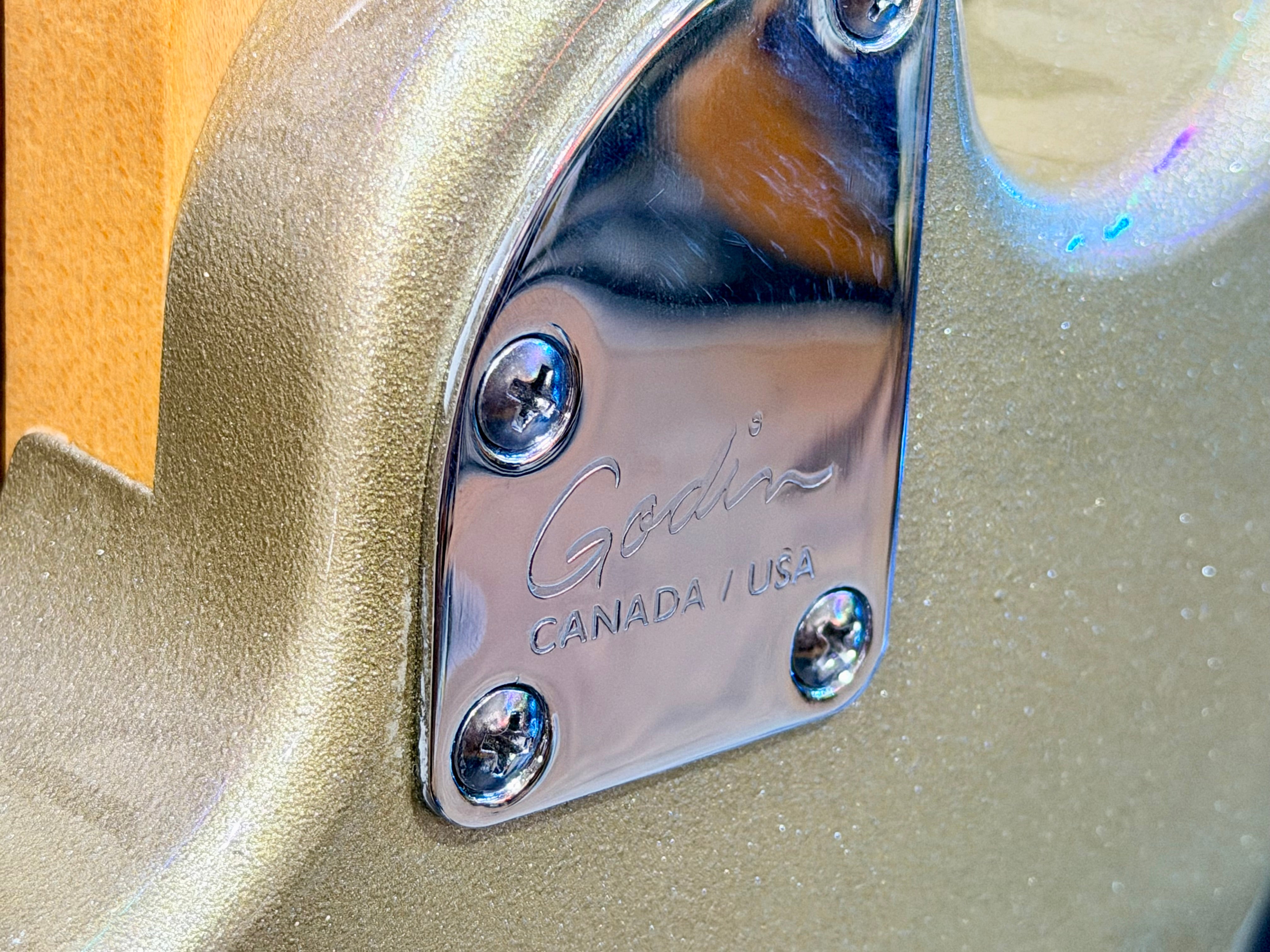 🌟MINT🌟 Godin Session RW LTD~ Silver Gold HG~ Seymour Duncan HSS + Gig Bag!