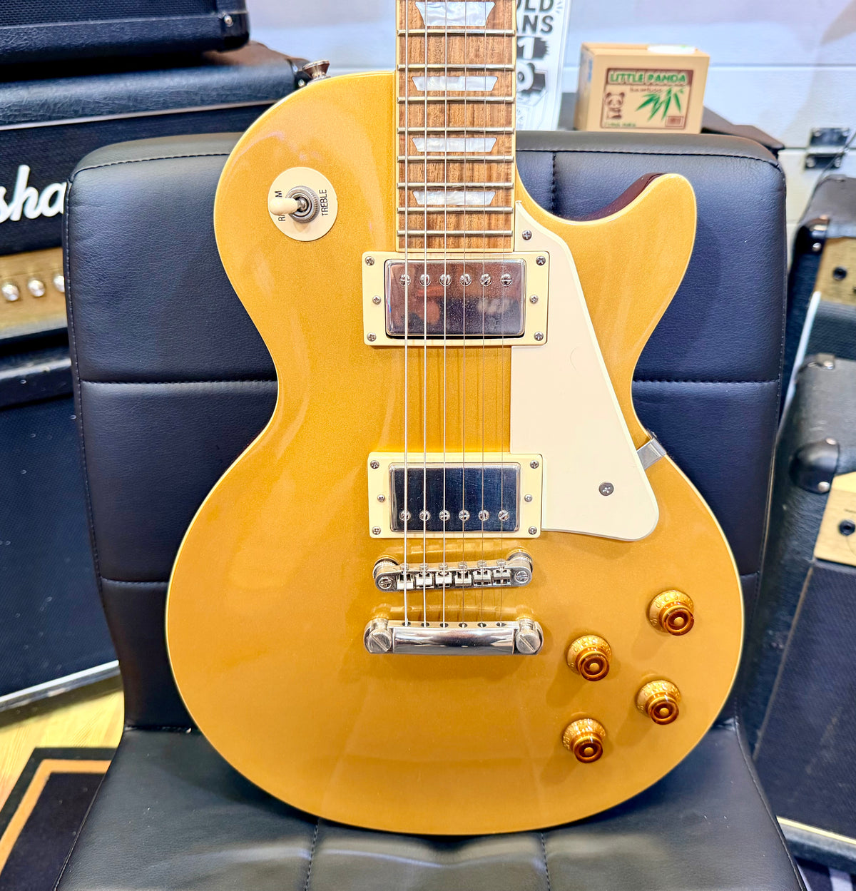 ✨2018✨ Epiphone Les Paul Standard Goldtop~ Electric Guitar~ Superb Condition!