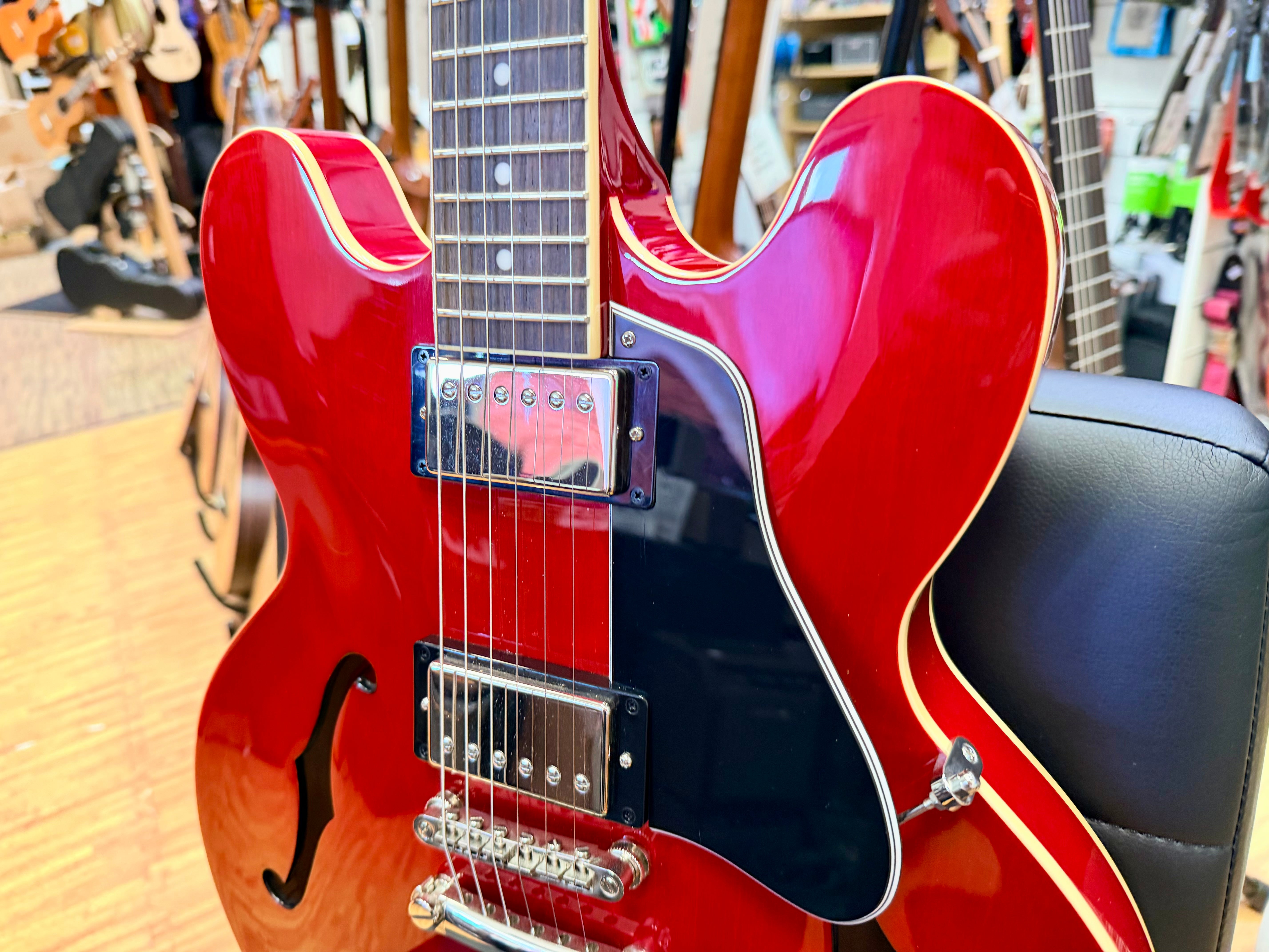 ✨2025✨ Epiphone Inspired by Gibson ES-335 Cherry~ Semi Hollow Electric Guitar!