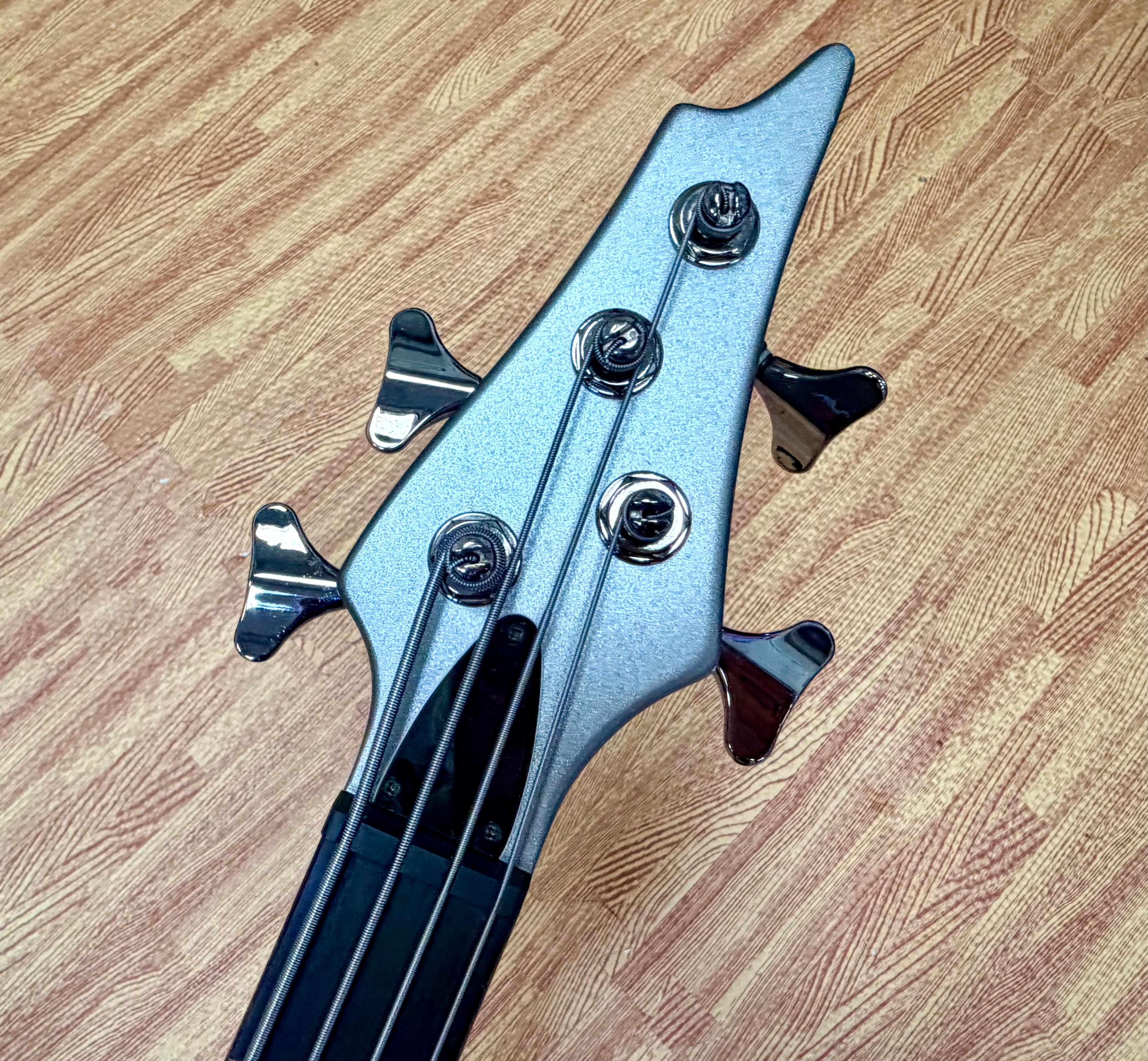 🔥RARE🔥 2001 Ibanez Ergodyne EDA900 Bass~ Korea~ Silver Flat Luthite~ Piezo!