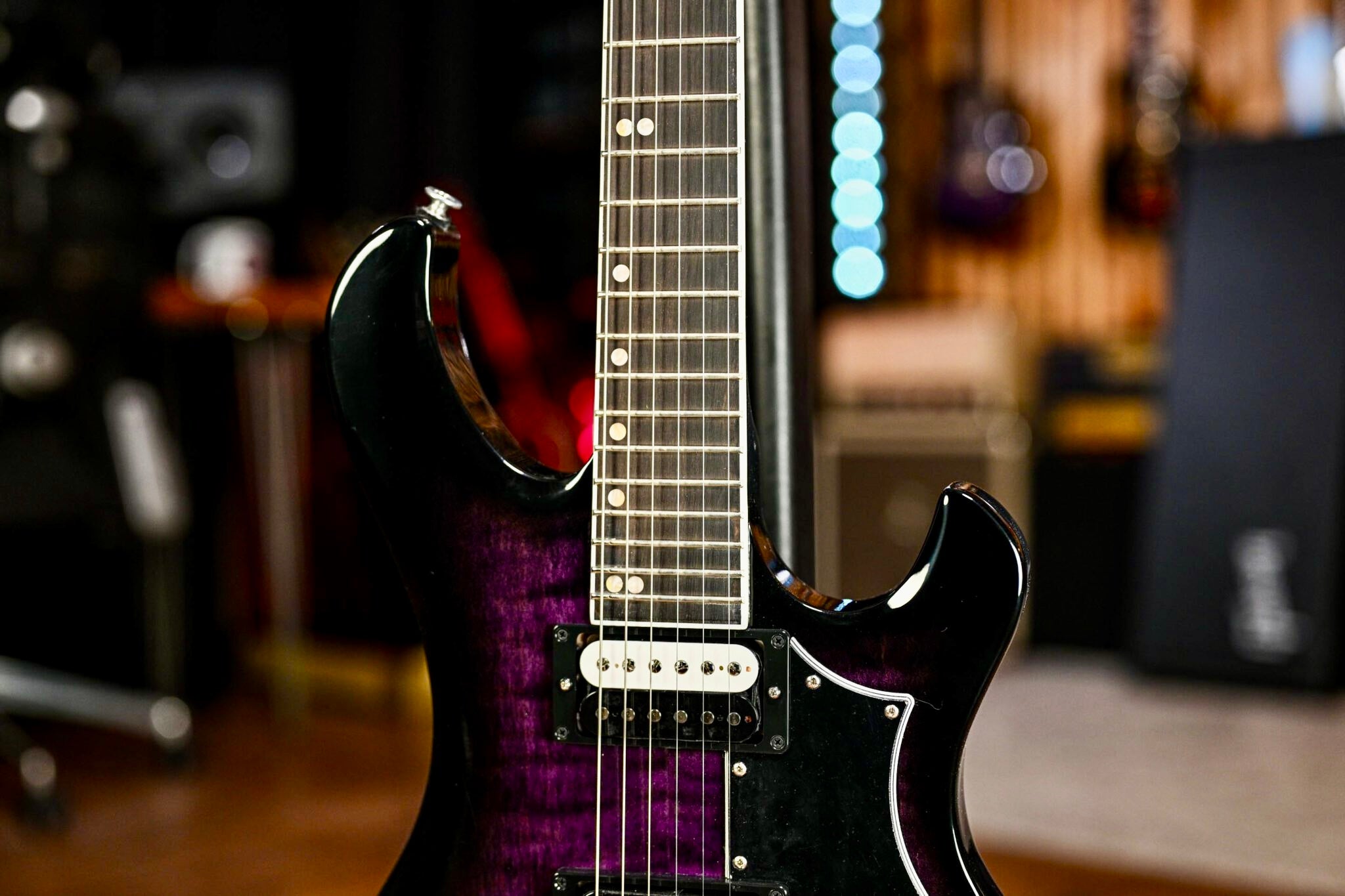 🔥NEW🔥 2025 Gibson Victory Figured Top~ Dark Purple Burst~ Hard Case & Docs!