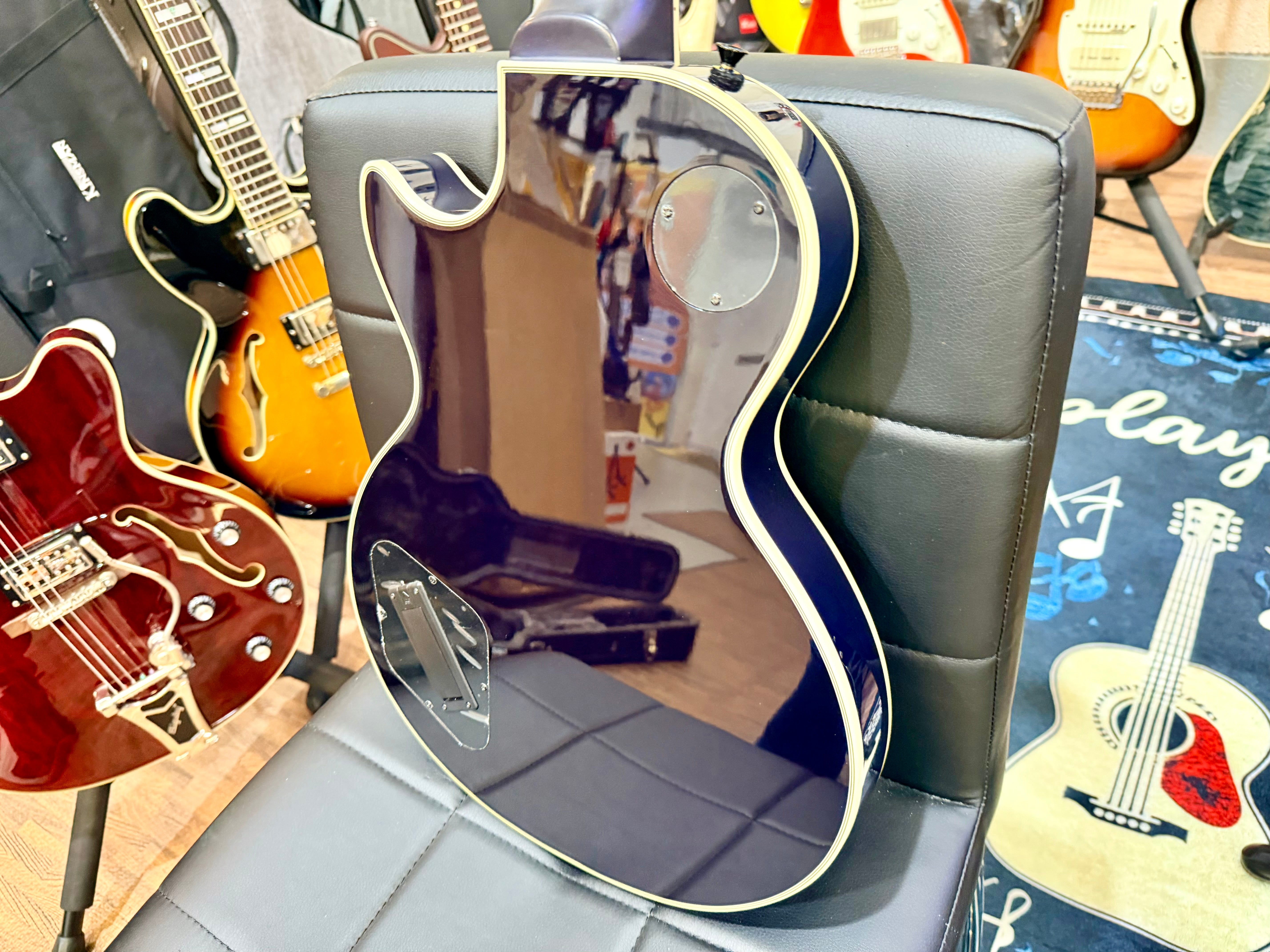 🔥2019🔥 Epiphone Les Paul Prophecy Custom Plus EX~ Midnight Sapphire~ EMG P’Ups
