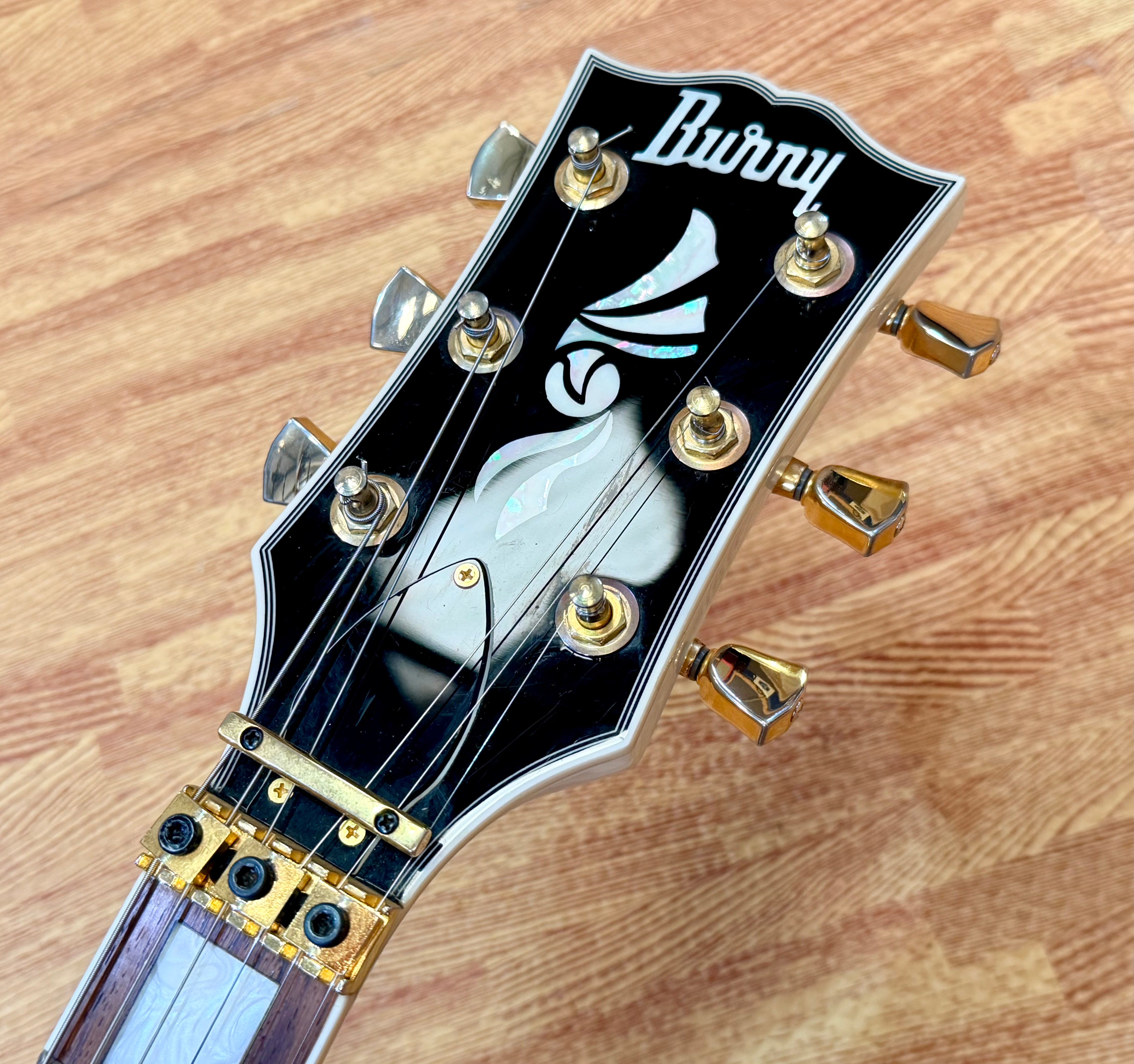 π₯2007π₯ Burny RLC-85S Custom~ Sustainer + Floyd Rose~ Snow White Les Paul!
