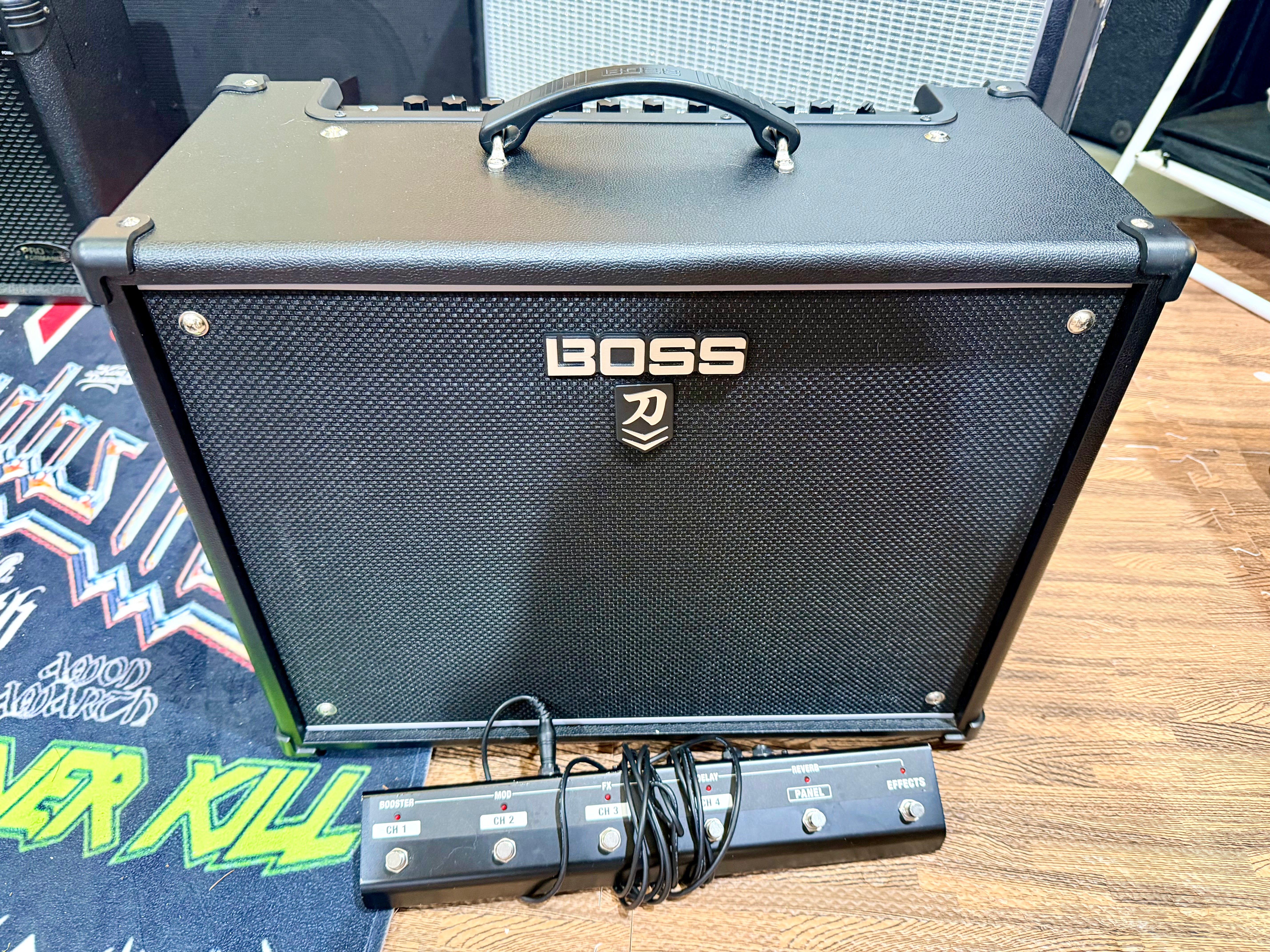 🎸 BOSS Katana-100 MKII 1x12 Combo Guitar Amplifier~ Amp With FX & Footswitch 🎸